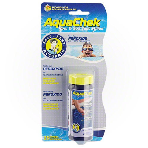 AquaChek Peroxide Test Strips - 50 Count | Accurate Hydrogen Peroxide Testing for Pools, Spas & Hot Tubs | Easy Water Quality Monitoring at Home