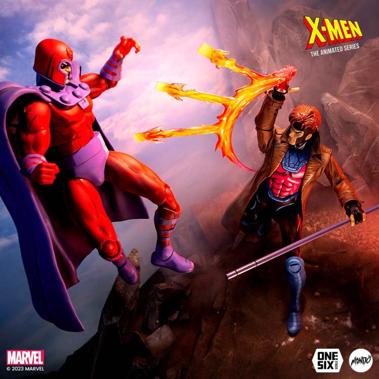 X-Men: The Animated Series Gambit 1/6 Scale Collectible Action Figure - Perfect for Marvel Fans, Display & Comic Book Collections