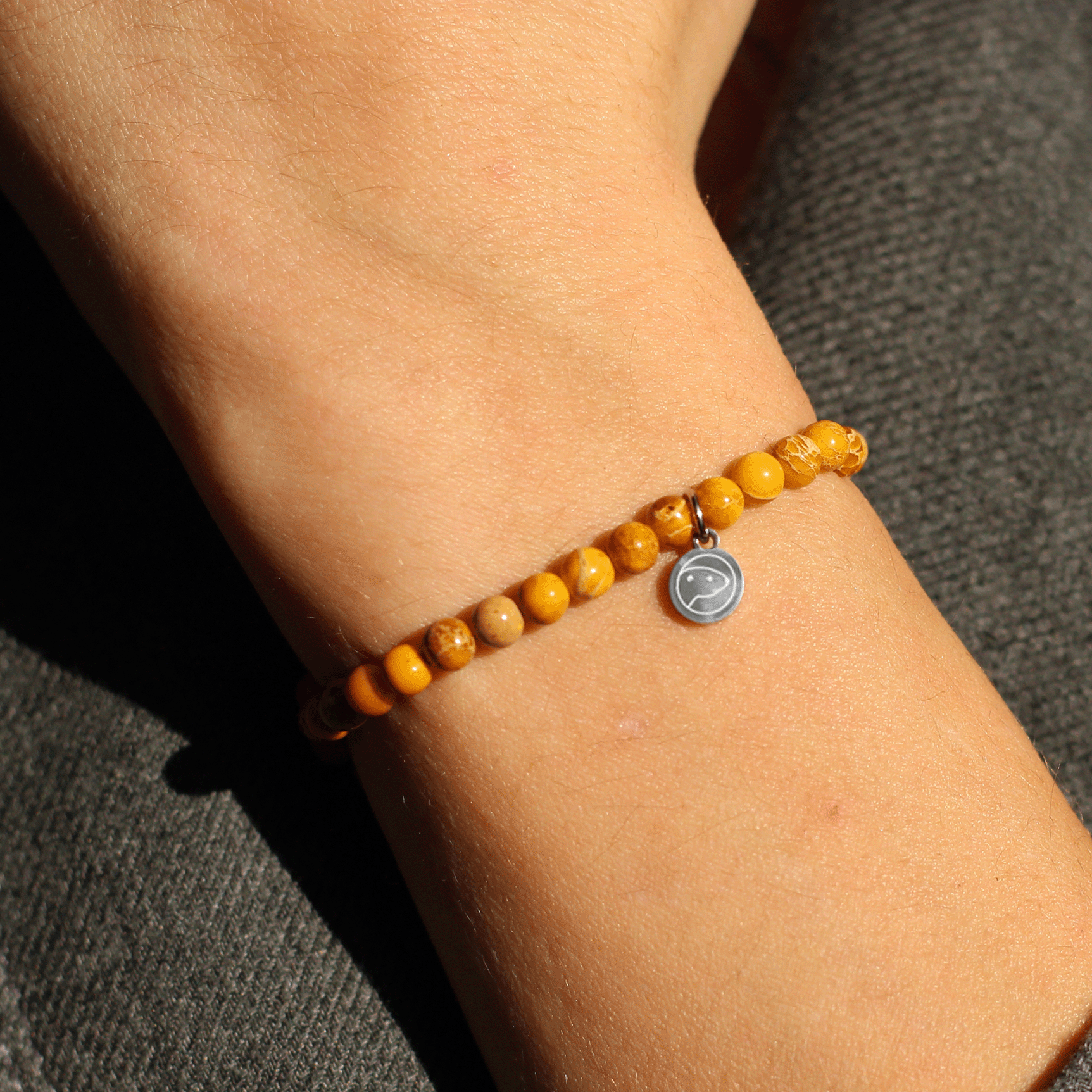 Yellow Emperor Bracelet Mini - Authentic Chinese Feng Shui Jewelry for Wealth & Protection | Perfect for Meditation, Gifts & Spiritual Healing