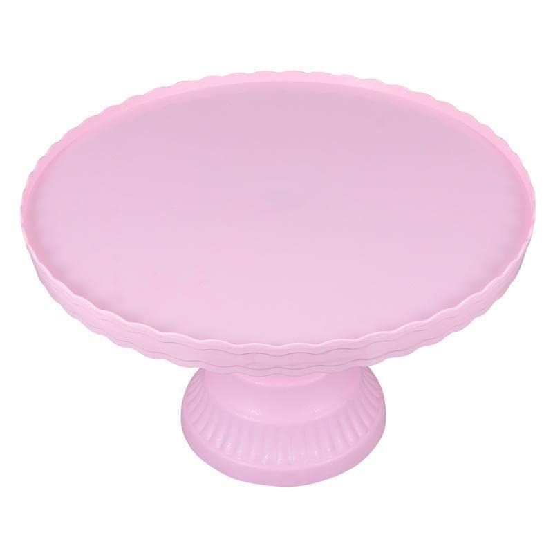 1pc Elegant Cake Stand for Birthday Wedding Party - High Foot Display Plate, Cupcake Storage & Decoration Tray - Perfect for Dessert Tables, Exhibitions & Home Baking (Color: A)