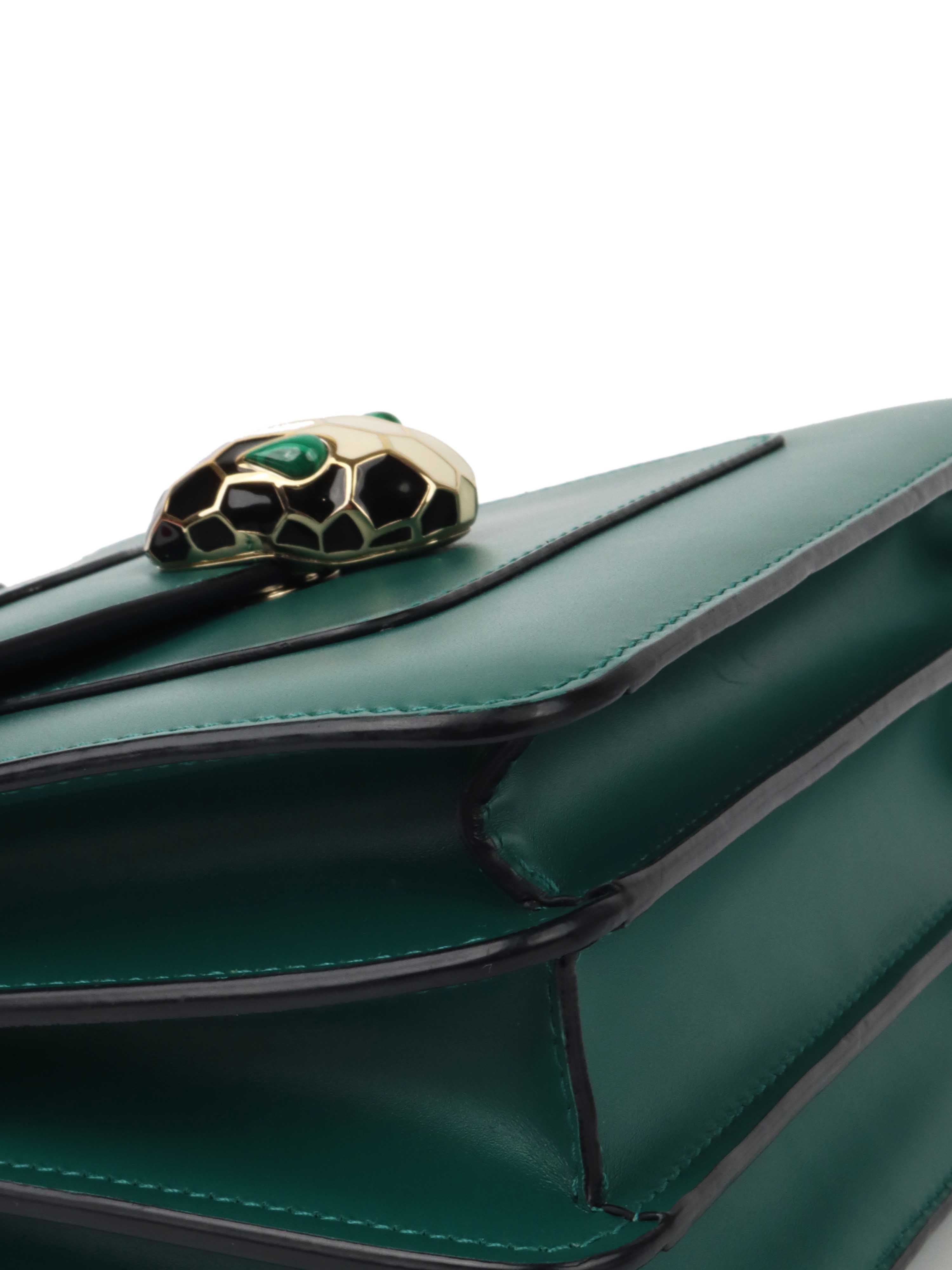 Bvlgari Serpenti Forever Top Handle Bag - Luxury Leather Shoulder Purse for Women, Elegant Designer Handbag for Work, Party & Evening Events
