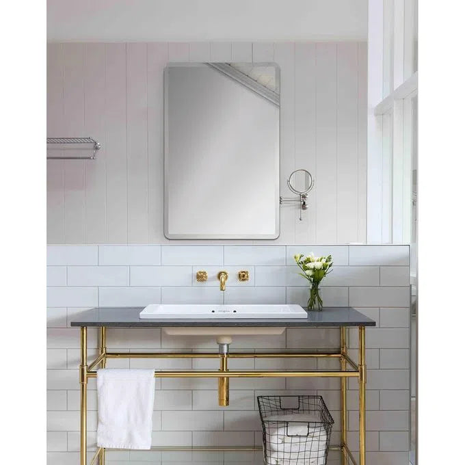 Danske Mirror - Elegant Wall Mirror for Home Decor, Living Room, Bedroom, and Bathroom | Perfect for Adding Light and Space to Any Room