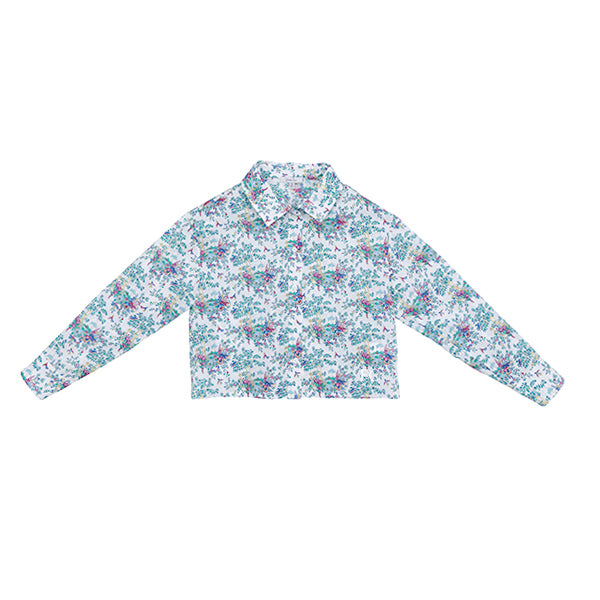 Floral Print Multicolor Women's Shirt by Piccola Ludo - Perfect for Spring Outfits, Casual Wear & Summer Fashion