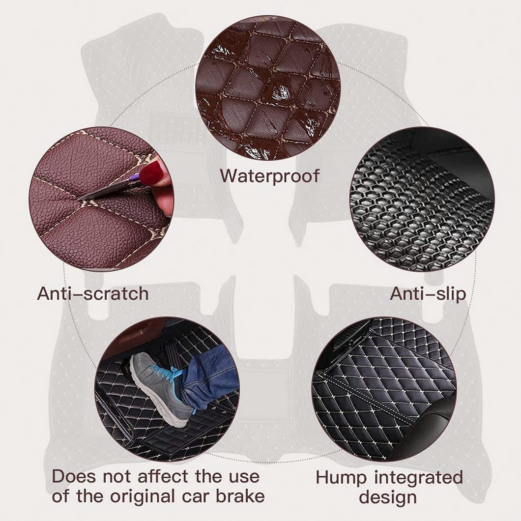 Custom Handmade Personalized Car Floor Mats - Premium Black & Beige Options | Perfect for SUVs, Sedans & Trucks | Durable & Stylish Interior Upgrade