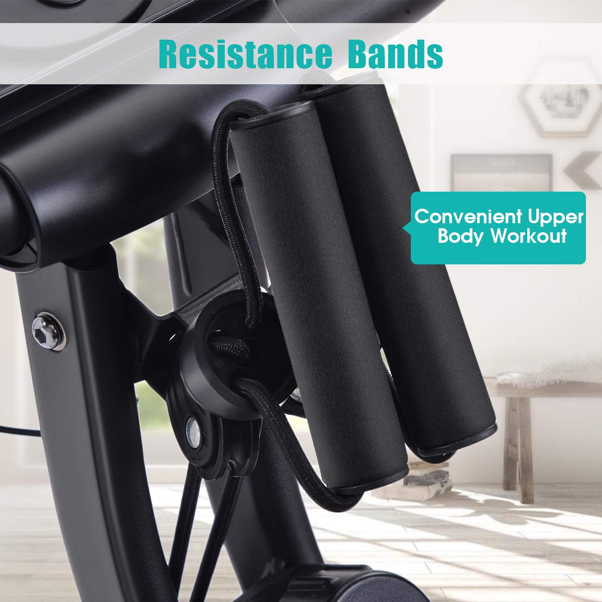 Merax Indoor Cycling Exercise Bike - Adjustable Stationary Bike for Home Workouts | Cardio Training & Fitness Cycling for Weight Loss & Endurance Building