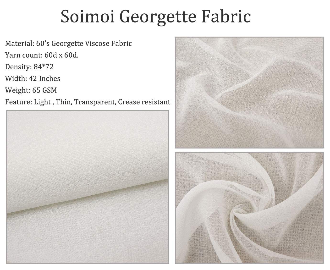 Soimoi Viscose Georgette Fabric - Green Floral Honey Bee Print - 42