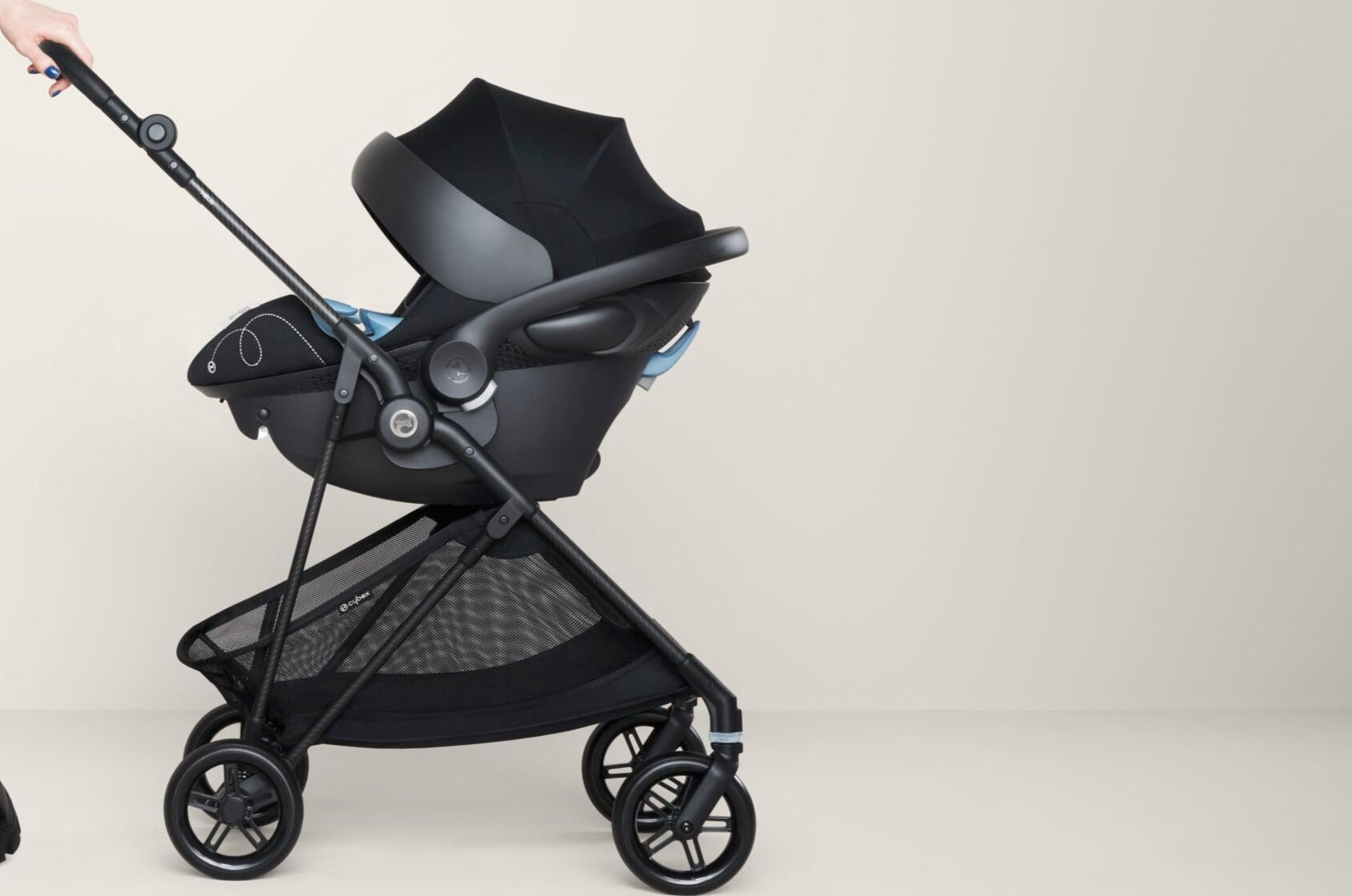 Cybex Melio Carbon 3 Lightweight Stroller - Premium Carbon Fiber Baby Stroller for Urban Travel & Outdoor Adventures
