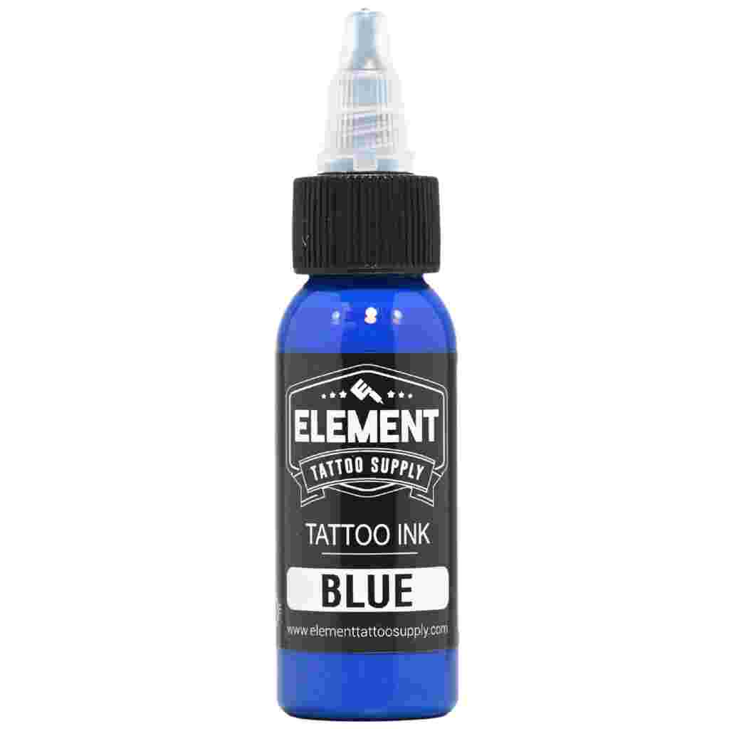 Premium Blue Element Tattoo Ink - Professional Grade, Vegan & Safe for All Skin Types - Perfect for Tattoo Artists, Body Art & Permanent Makeup