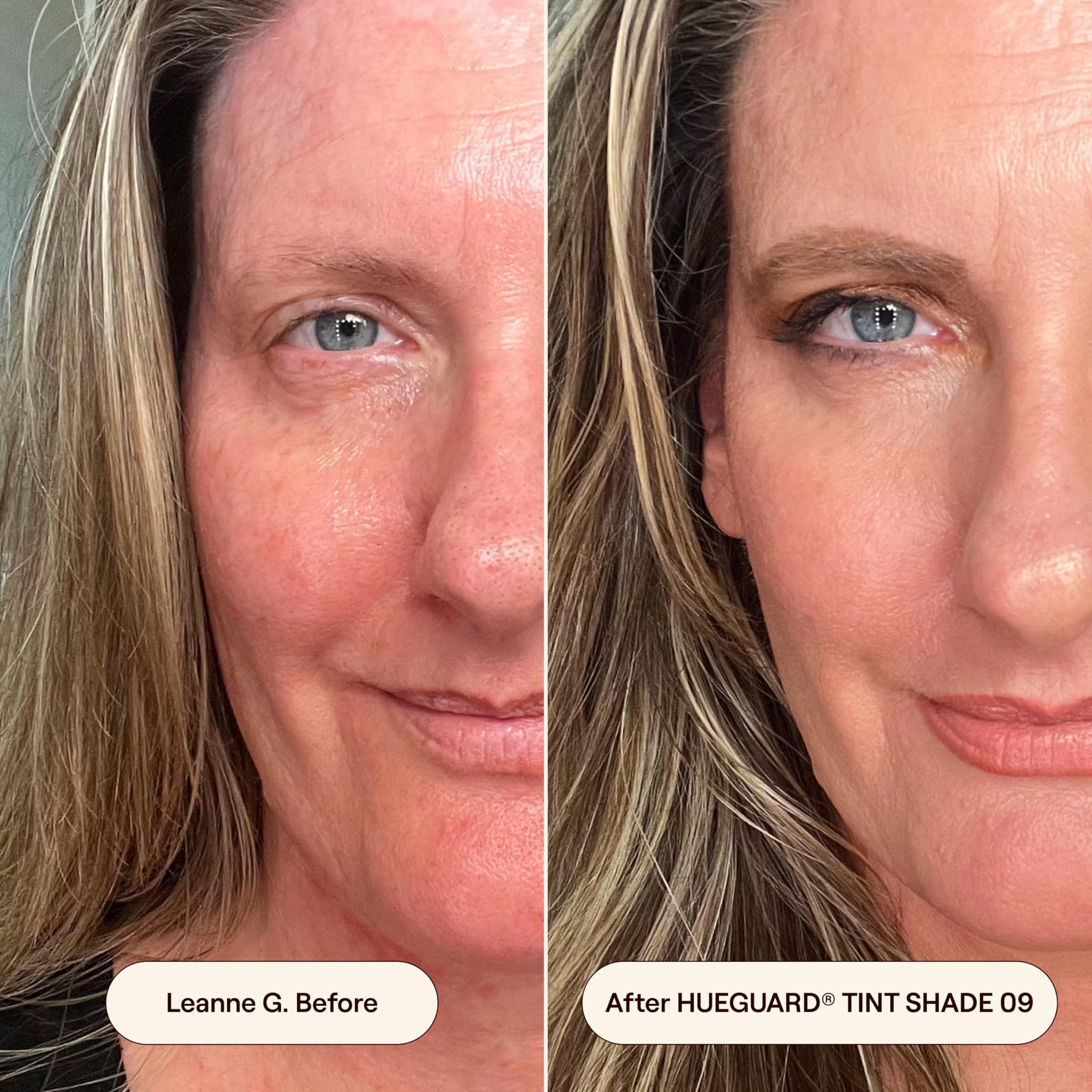 Live Tinted Hueguard Skin Tint SPF 50 - Tinted Mineral Sunscreen for Face with Light to Medium Buildable Coverage, Hydrating & Radiant Finish - Water Resistant, Sweat Proof - 1.35 fl oz - Shade 09 - Perfect for Daily Wear, Outdoor Activities & Beach Days