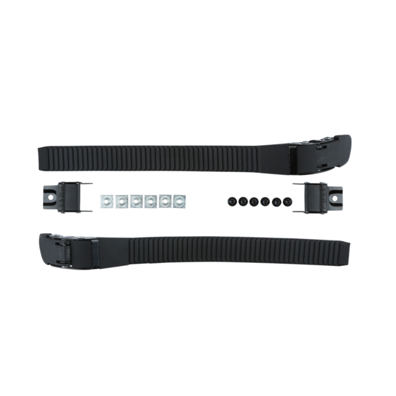 FR Spin Buckle Set - Black Pair for Handbags, Belts & DIY Leather Craft Accessories | Secure & Adjustable Fastener for Fashion & DIY Projects