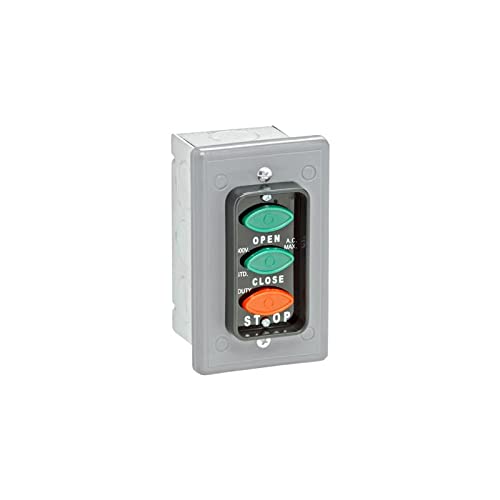 LCE-3A Nema 1 Three Button Industrial Control Station - Single Gang Metal Enclosure for Electrical Panels | Perfect for Factory Automation & Machine Control Systems