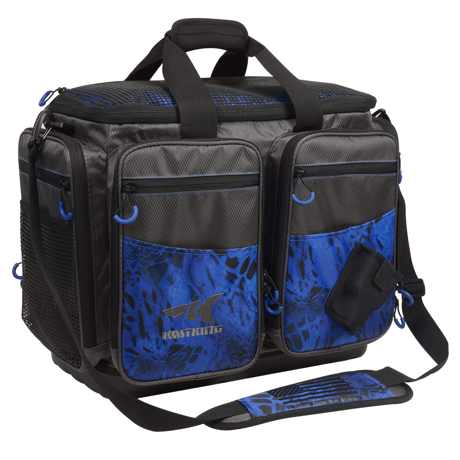 **KastKing Waterproof Fishing Gear Bag - Saltwater Resistant Tackle Storage for Freshwater & Saltwater Fishing - Perfect for Boat, Kayak, and Shore Fishing**