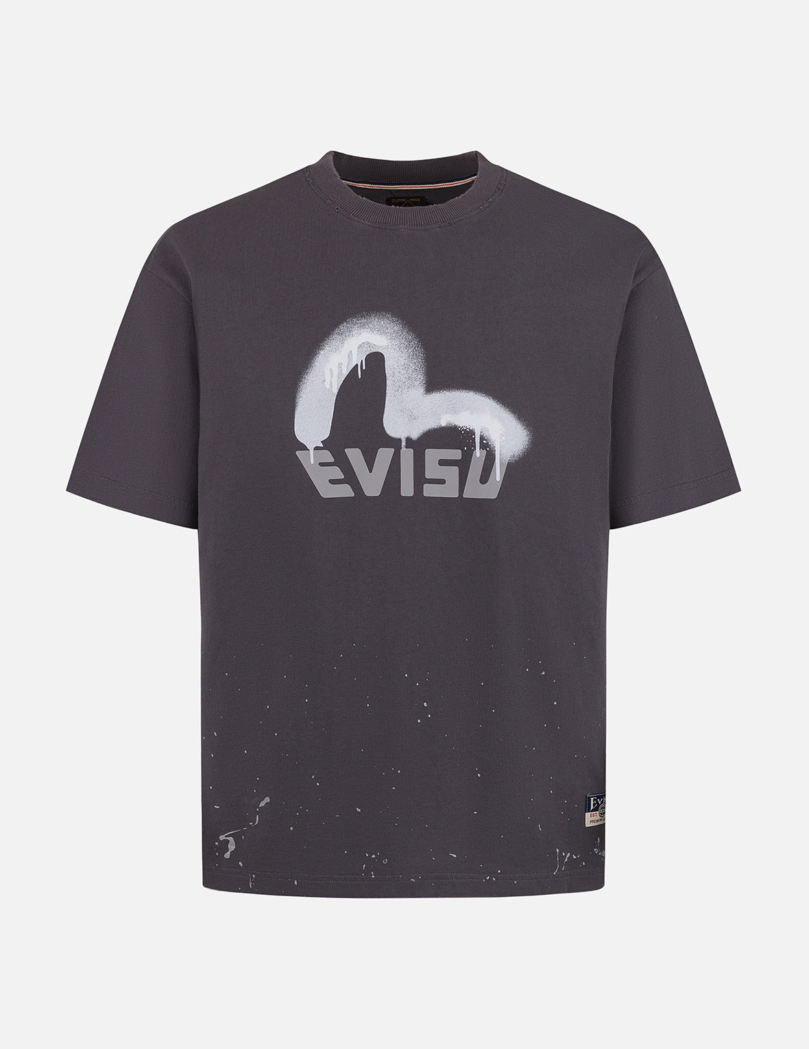 Logo & Seagull Print Relaxed Fit T-Shirt for Men - Comfortable Casual Wear for Beach, Travel & Everyday Outfits