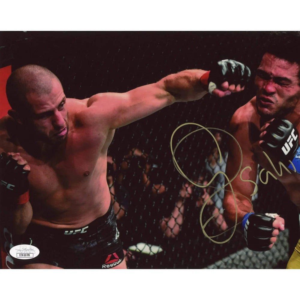 Gokhan Saki Hand Signed 8x10 Photo - UFC Fighter Autograph with JSA COA - Perfect for MMA Collectors, Sports Memorabilia Fans & Gift for Fight Enthusiasts