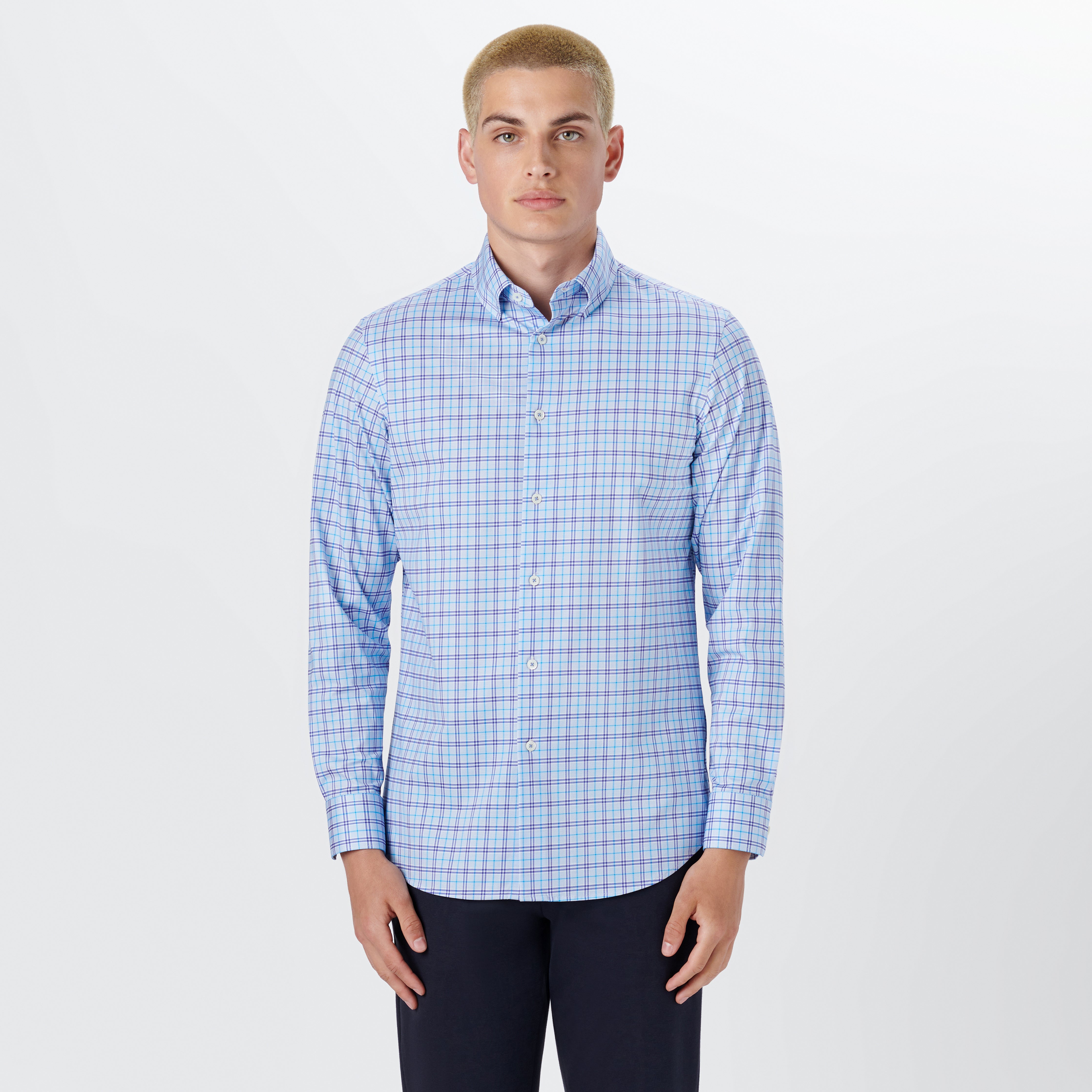 James Dupplin Check OoohCotton Shirt - Premium Cotton Plaid Button-Up for Men | Casual & Business Wear | Office, Date Night & Outdoor Activities