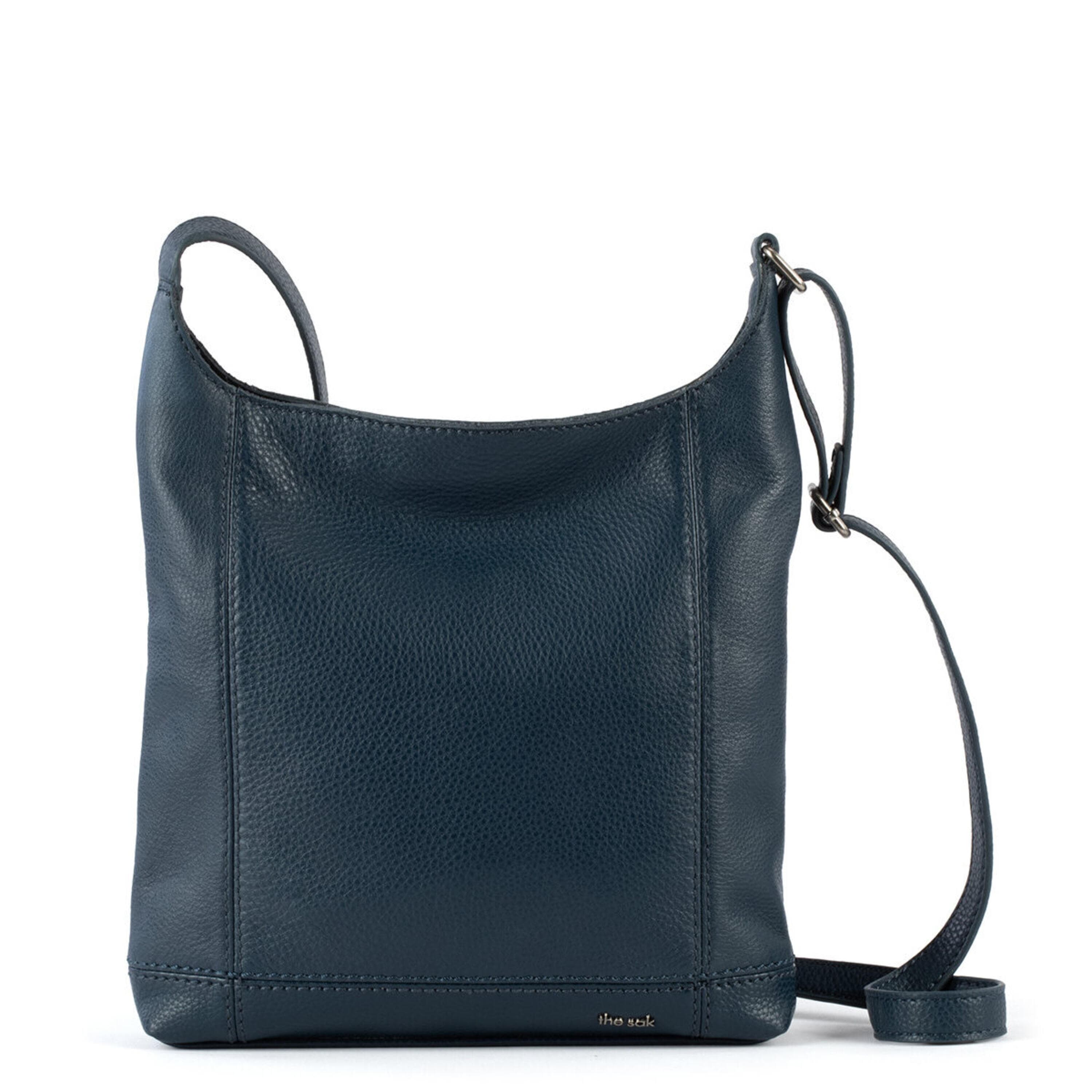 De Young Genuine Leather Crossbody Bag in Indigo Blue - Perfect for Everyday Use, Travel & Fashion Accessories