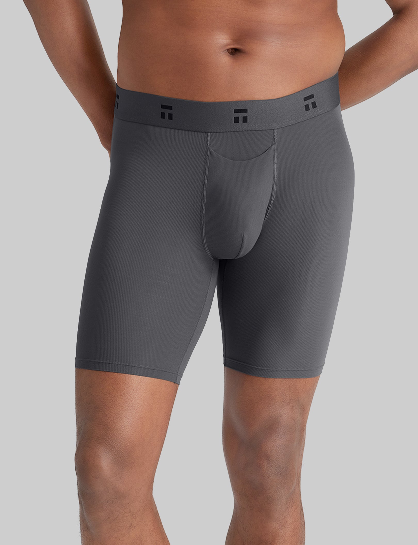 Premium Men's Air Boxer Briefs (6-Pack) - Soft, Breathable & Comfortable Underwear for Workout, Gym & Everyday Wear