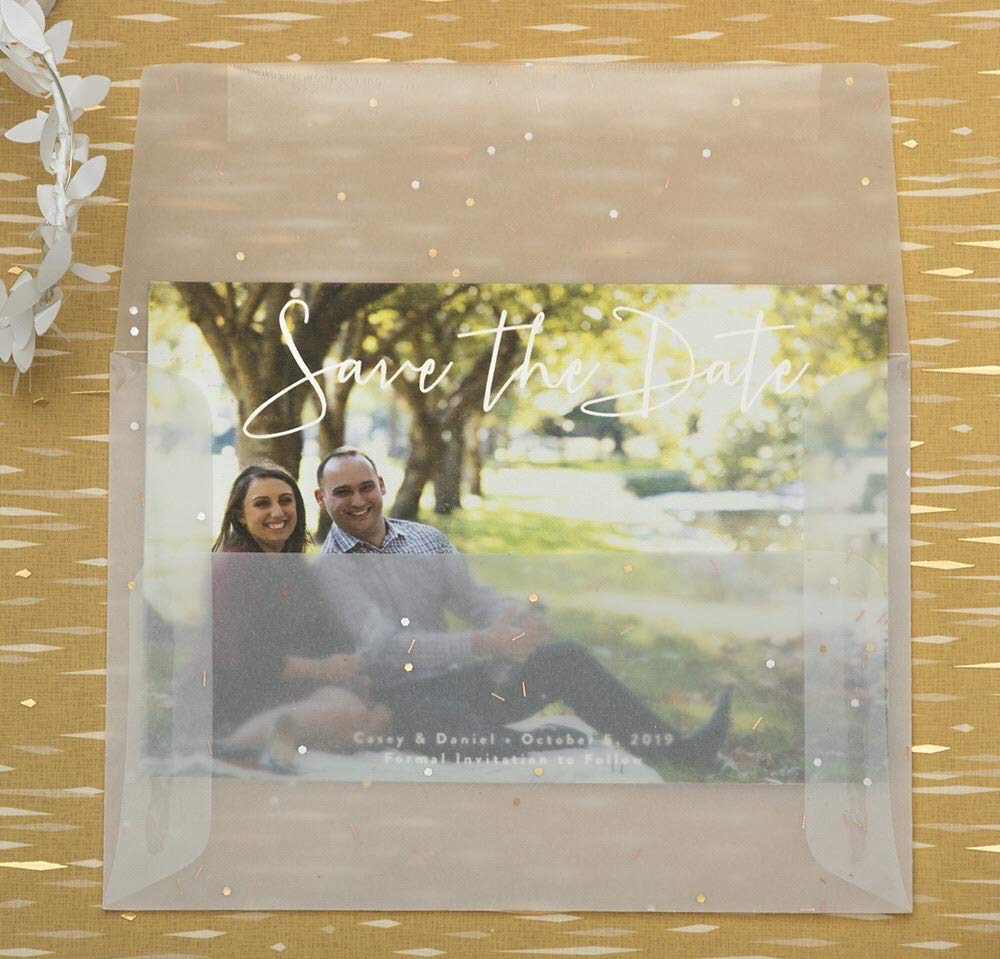 JAM PAPER A6 Translucent Vellum Envelopes - 4 3/4 x 6 1/2 Inches - Clear Plastic Envelopes - Pack of 1000 Bulk - Perfect for Wedding Invitations, Greeting Cards, and Business Documents