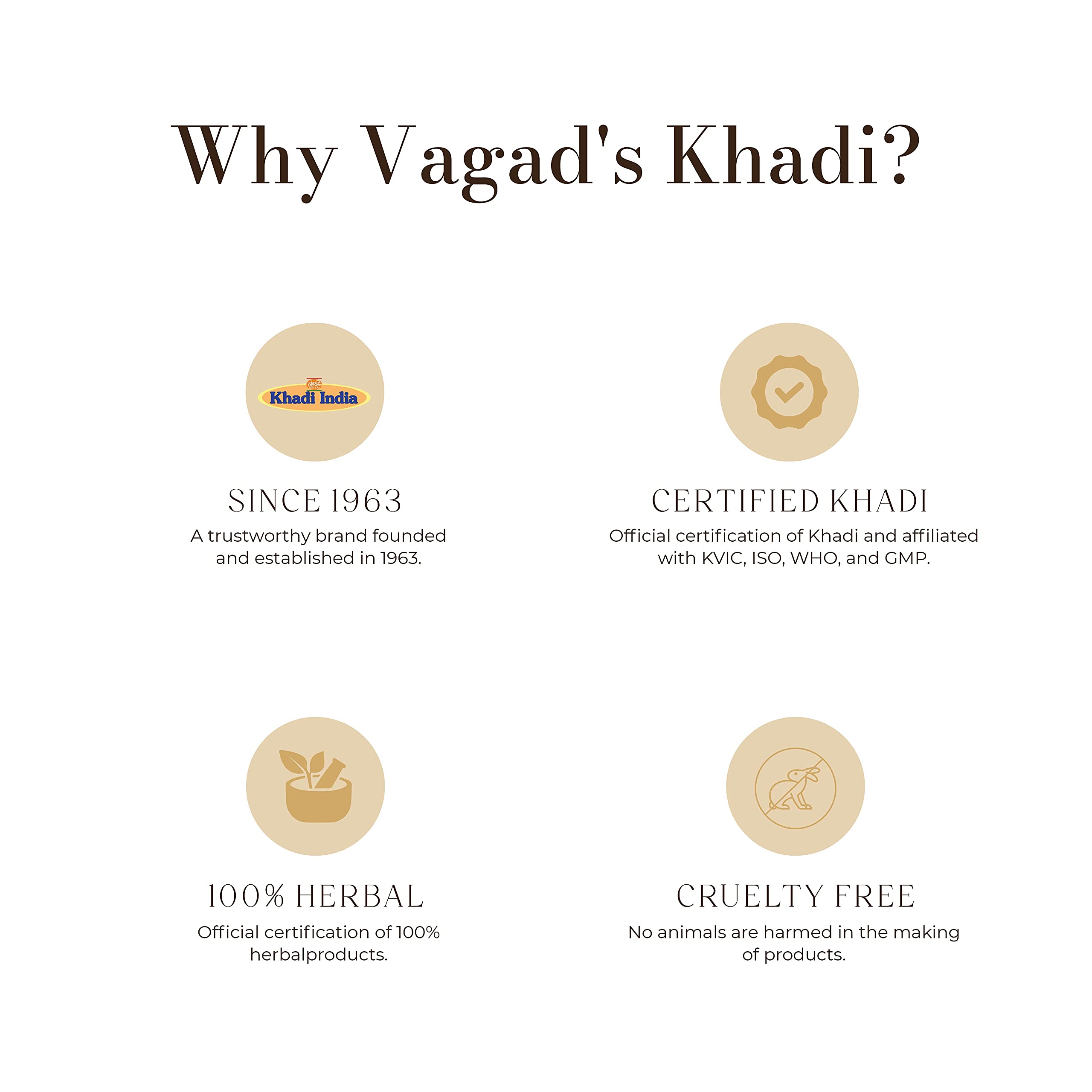 Vagad's Khadi Amla & Bhringraj Ayurvedic Herbal Shampoo for Hair Growth - 210ml | Natural Hair Care for Dry, Damaged Hair | Perfect for Daily Use & Scalp Nourishment