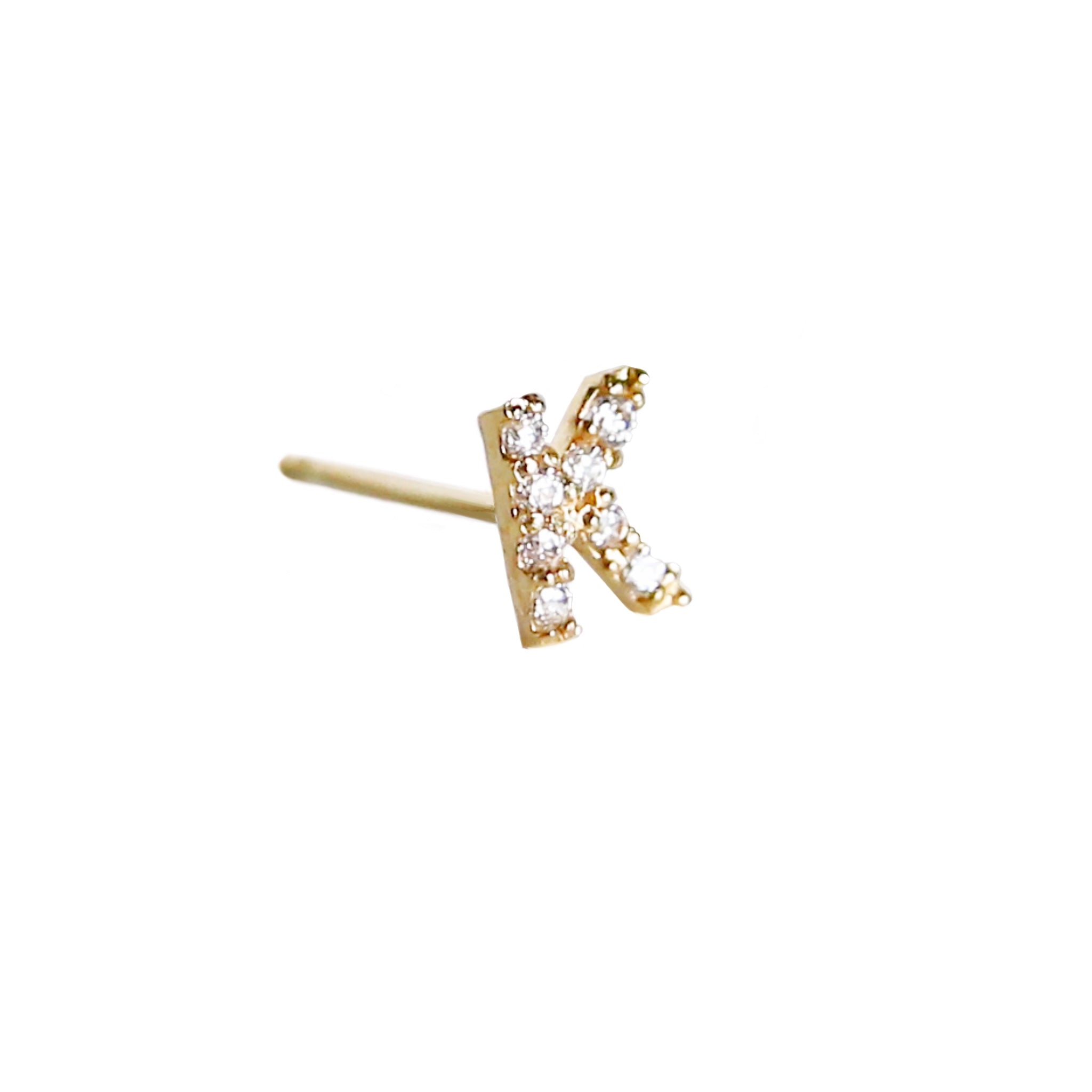 14K Gold Initial 