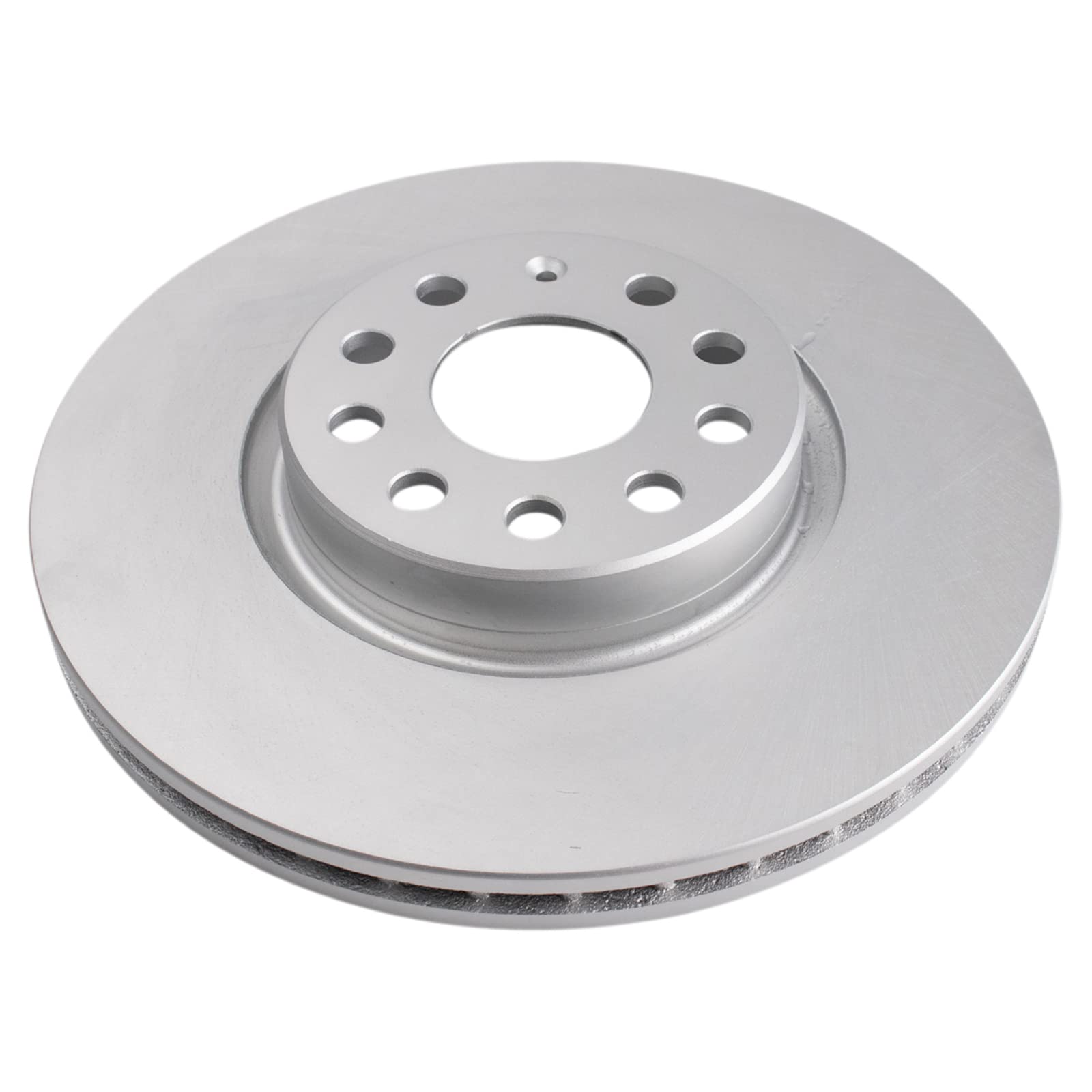 Premium TRQ Front Brake Pad & Rotor Kit - Semi-Metallic Vented G-Coated Brake Caliper Set for 2009-2011 Audi A3 Quattro - Perfect for City Driving & Performance Upgrades