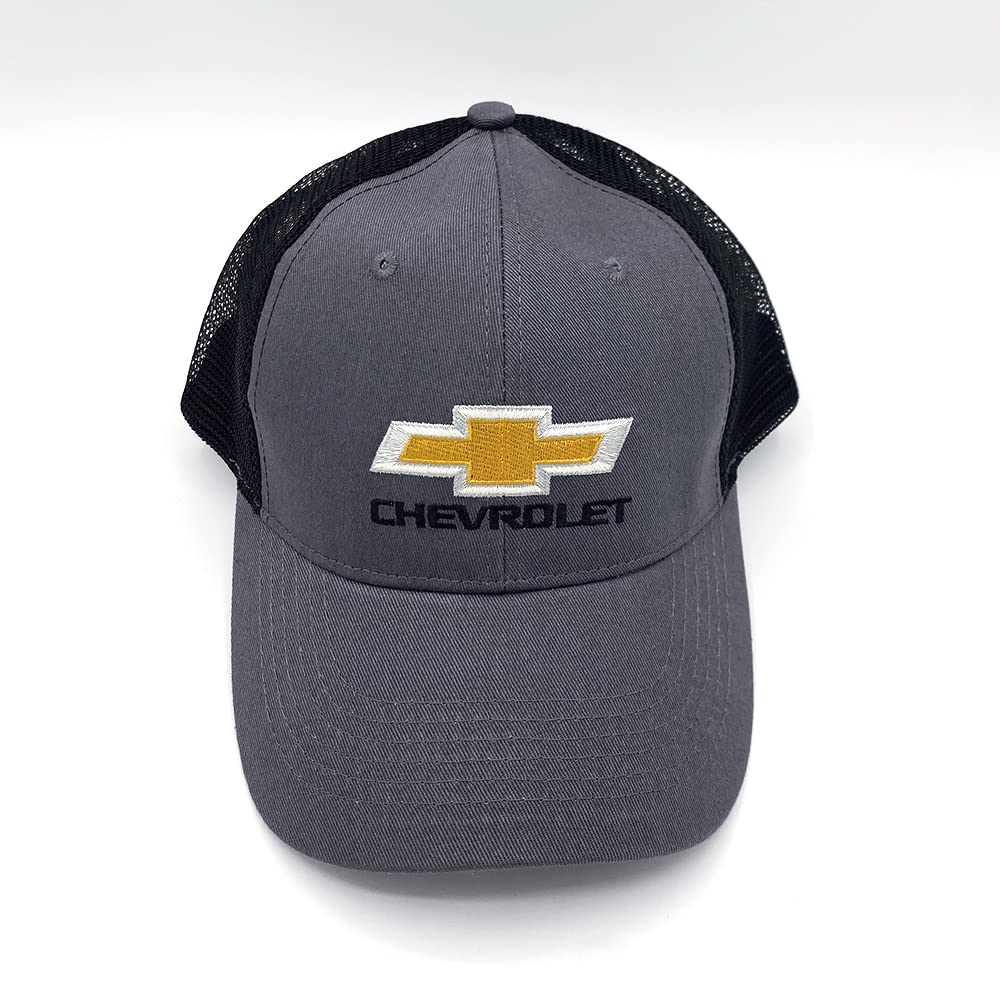 Chevrolet Mesh Back Baseball Cap - Breathable & Adjustable Trucker Hat for Men & Women - Perfect for Outdoor Sports, Hiking, and Casual Wear