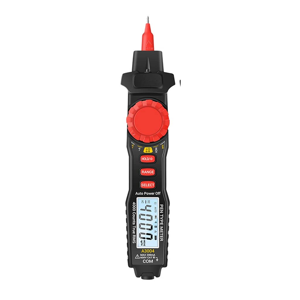 WYFDP A3004 Digital Multimeter Pen - 4000 Counts Non-Contact Voltage Tester for AC/DC, Resistance, Capacitance, Diode & Continuity - Perfect for Electricians, DIY Home Repairs & Automotive Diagnostics