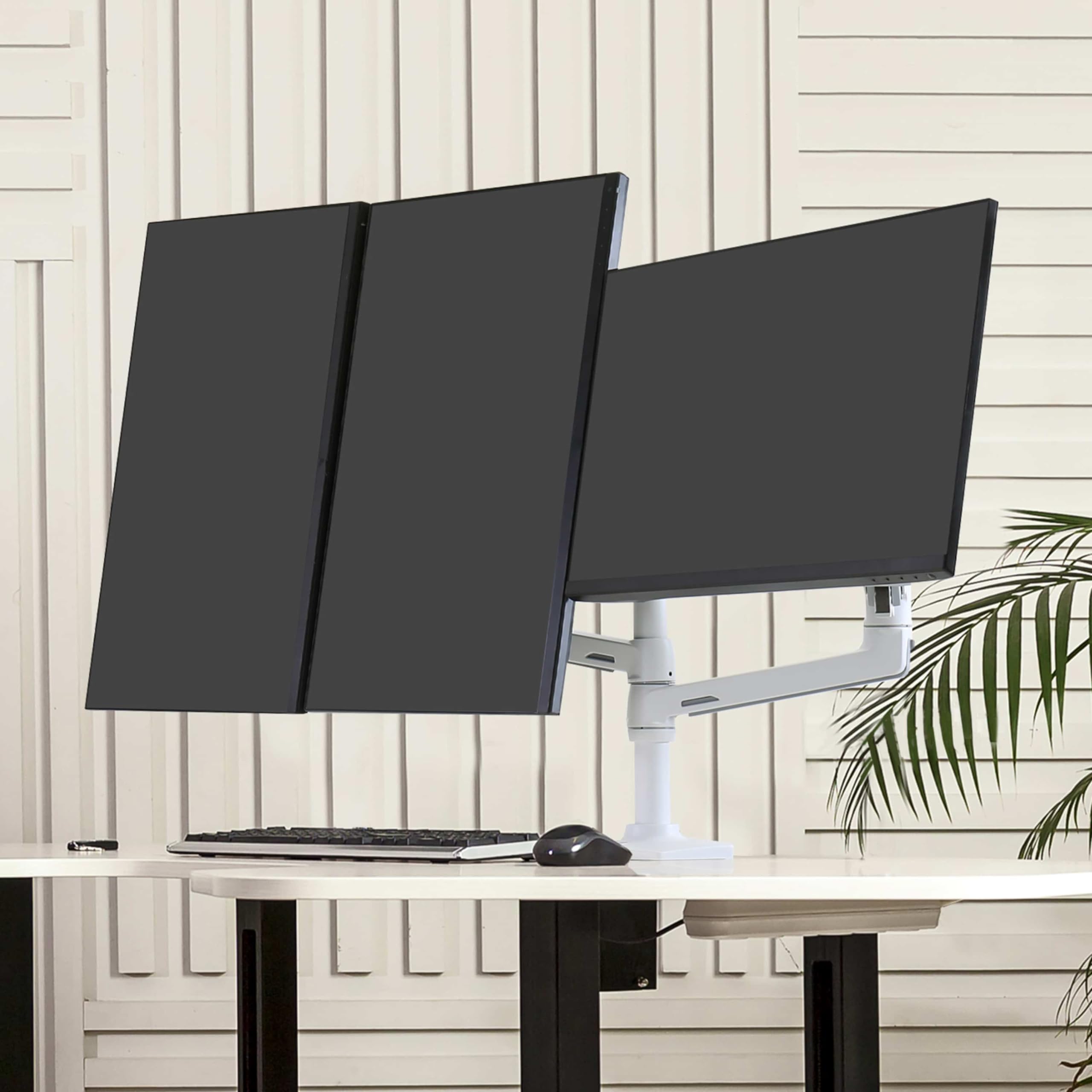 Ergotron LX Monitor Arm Extension & Collar Kit - White | Add-on for LX Tall Pole Monitor Arms | Perfect for Home Office & Workspace Setup