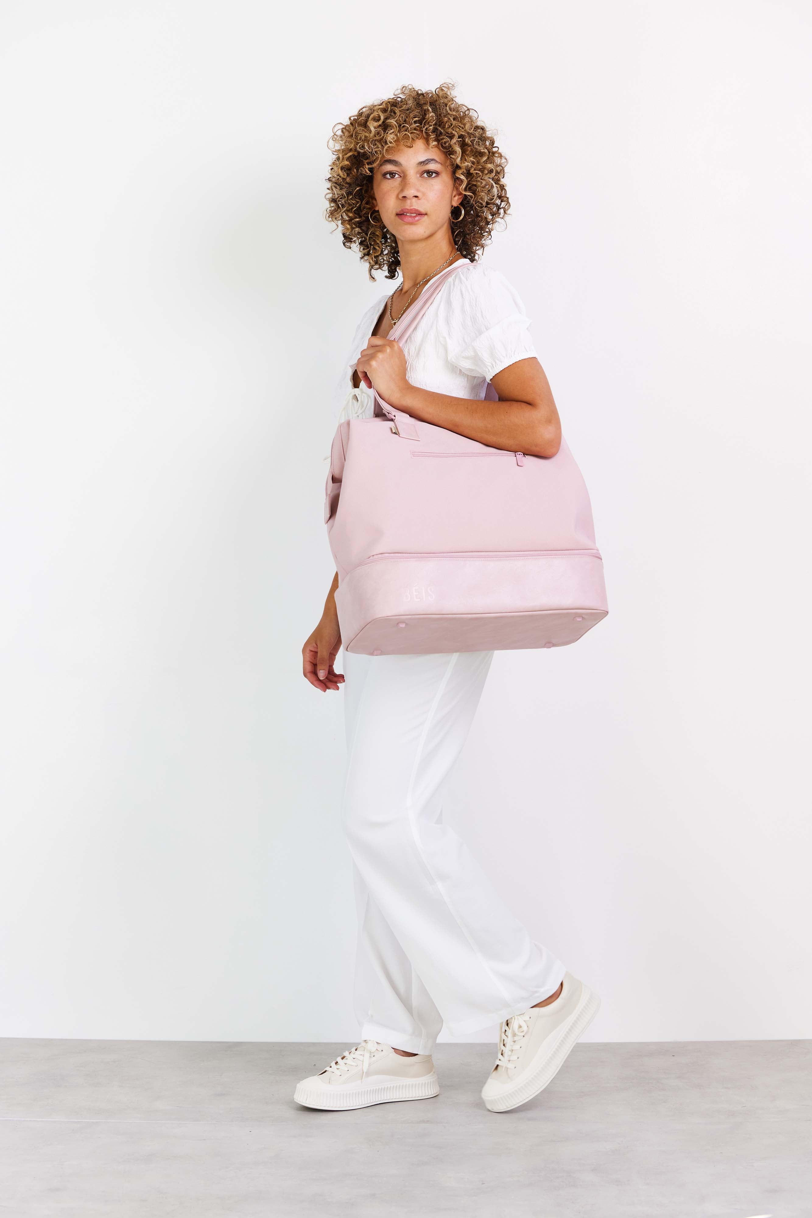 Mini Weekender Bag in Atlas Pink - Stylish & Compact Travel Tote for Weekend Getaways, Gym, Work & Daily Essentials