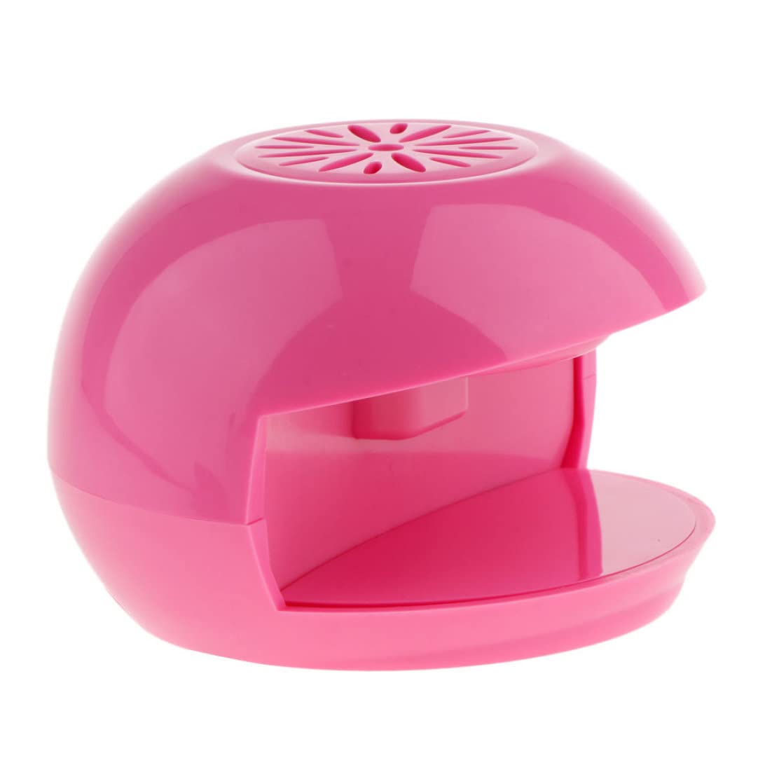 Electric Nail Dryer Fan - Fast Cooling Nail Polish Dryer for Manicures, UV Gel & Acrylic Nails | Portable Nail Art Air Dryer Machine (Rose Red) | Perfect for Home, Salon & Travel Nail Care