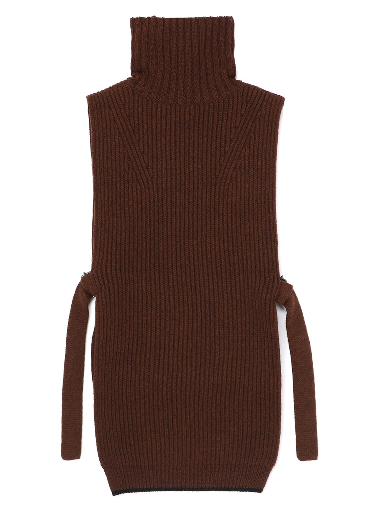 Stylish Button-Up Neck Detail Lambswool Bib - Soft & Warm Winter Baby Accessory for Feeding & Playtime