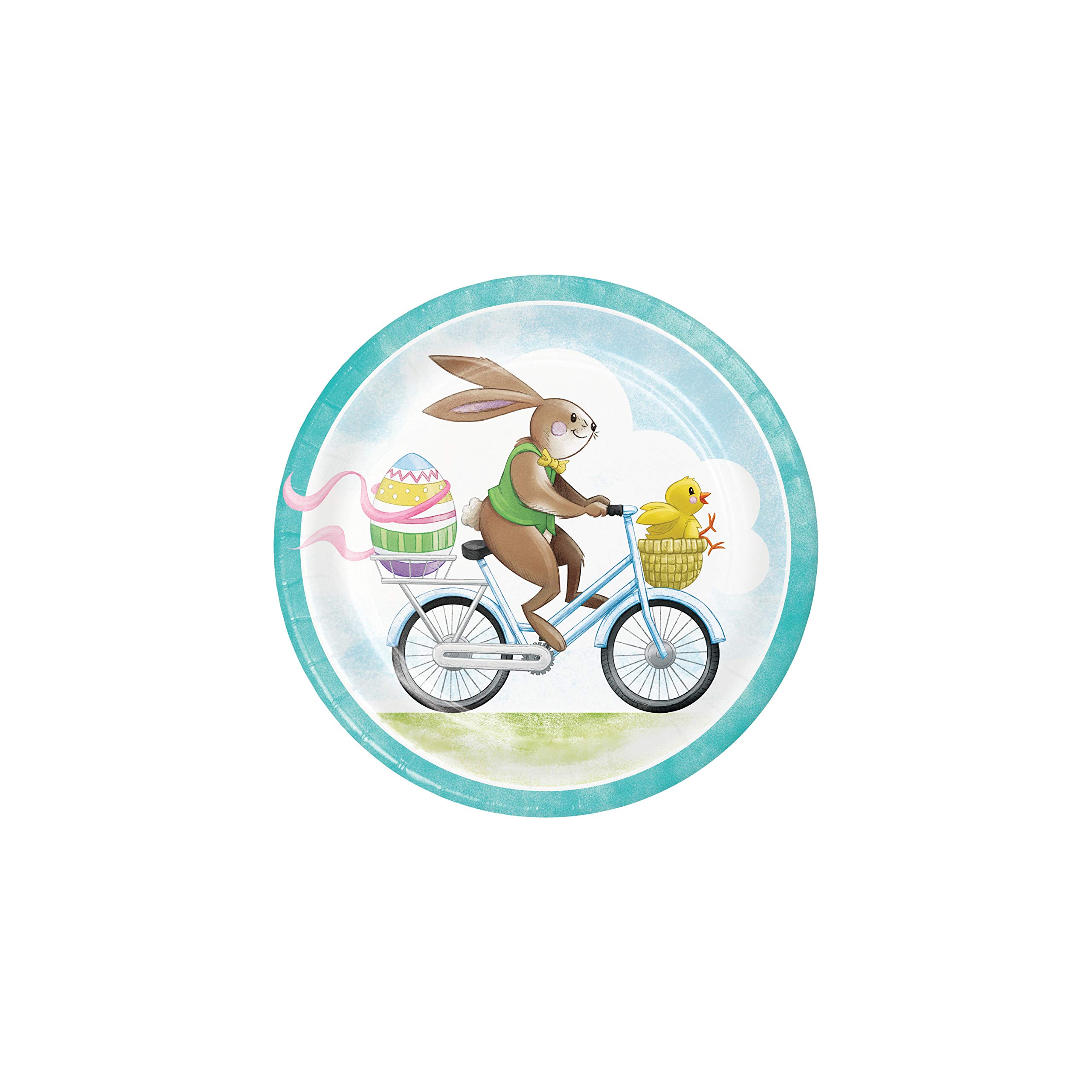 Creative Converting Easter Delivery Paper Plates - 8 Count Pack | Colorful Disposable Party Plates for Easter Celebrations, Spring Gatherings & Holiday Dining