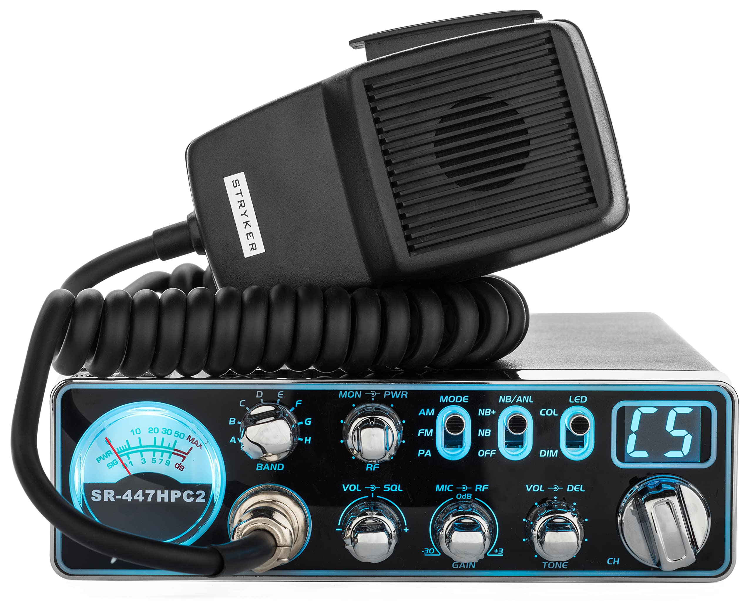 Stryker 447HPC2 Heavy-Duty AM Regulator High Power MOSFET 55W 10 Meter Radio - CB Radio Amplifier for Long-Range Communication, Trucking & Emergency Scenarios
