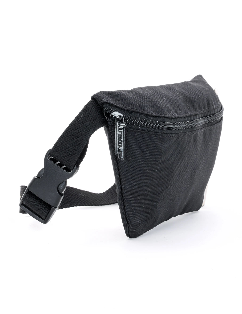 Ultra Slim Recycled Black Fanny Pack for Men & Women - Lightweight Waist Bag for Hiking, Travel, Gym & Everyday Use