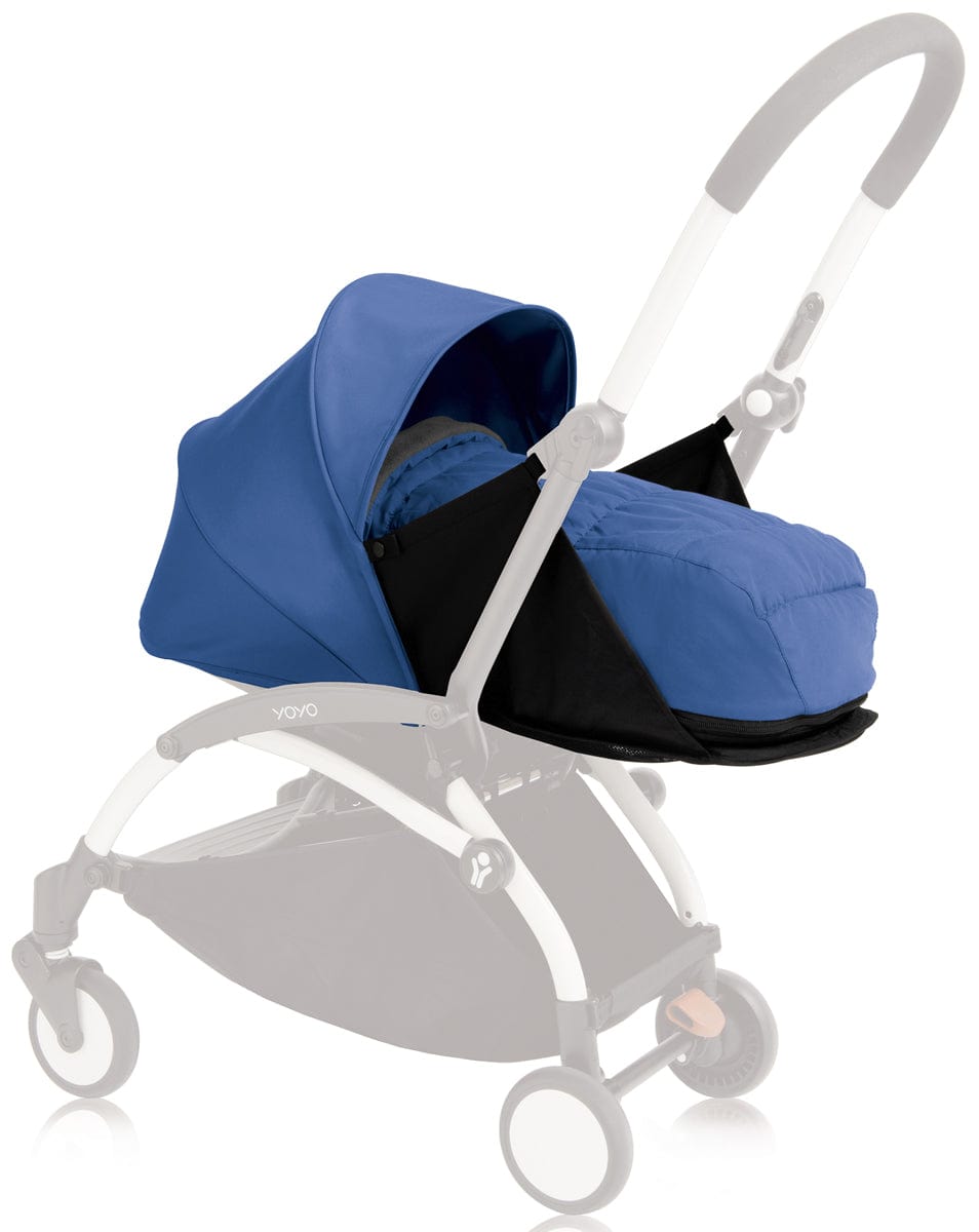 Stokke Yoyo+ Newborn Pack Air France Blue Baby Stroller - Lightweight Compact Travel Stroller for Infants & Toddlers - Perfect for Air Travel, City Walks & Everyday Use