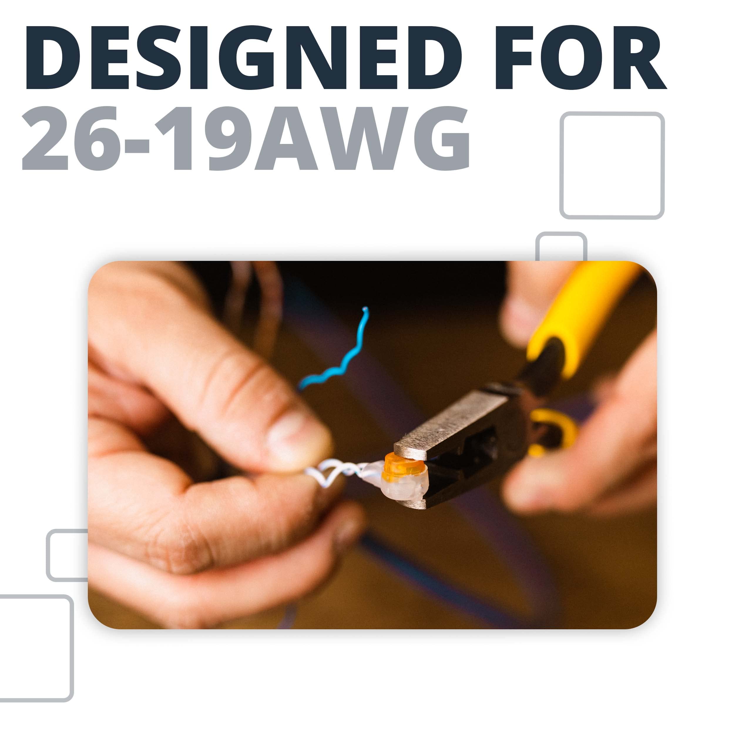 Corning UY2 1000Pk Presslok Connector - Solvent Resistant Splice Terminals for Electrical Wires, Automotive, Data, Oil & Telephone Applications (1000 Pack) - Ideal for Harsh Environments & Secure Wire Connections