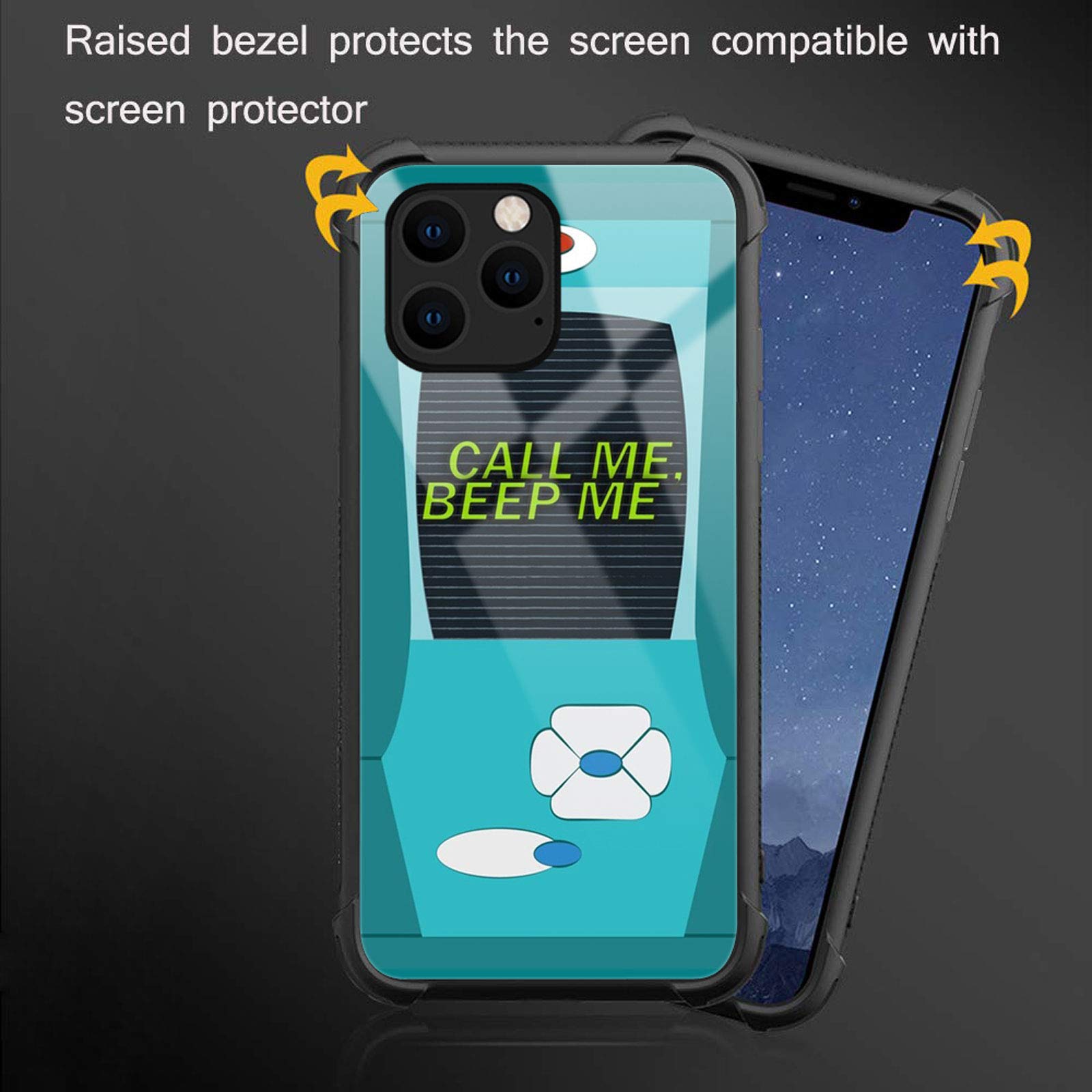 Shockproof iPhone 11 Pro Max Case - Blue Gaming Graphic Design for Girls & Boys | Anti-Scratch Hard PC Back Cover | Perfect for Gaming Enthusiasts & Trendy Teens