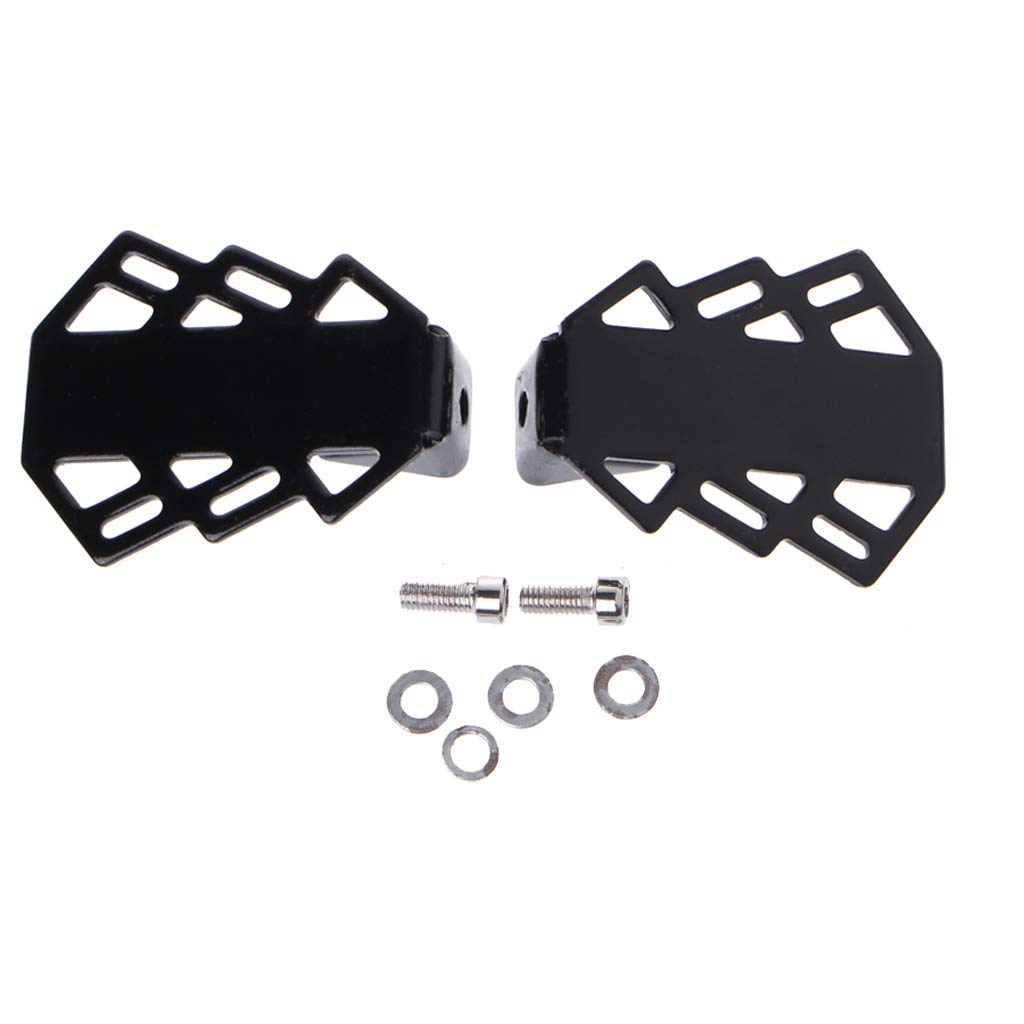 Luosh Bicycle Pedals - Durable Steel Axle Mountain Bike Pedals with Rear Seat Stand for Cycling & Riding Accessories | Perfect for Commuting, Trail Riding & Outdoor Adventures