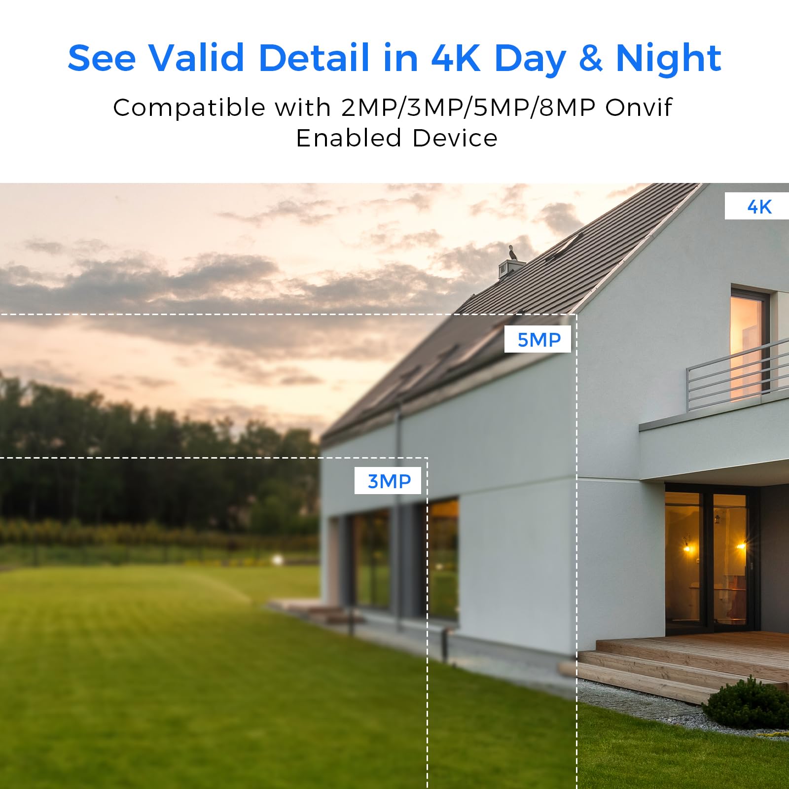 Hiseeu 4K 32 Channel PoE NVR Security System - 24/7 Recording, Motion Detection, Smart Playback - Supports 4K/5MP/4MP/3MP/1080P PoE Cameras (No HDD Included) - Ideal for Home & Business Surveillance