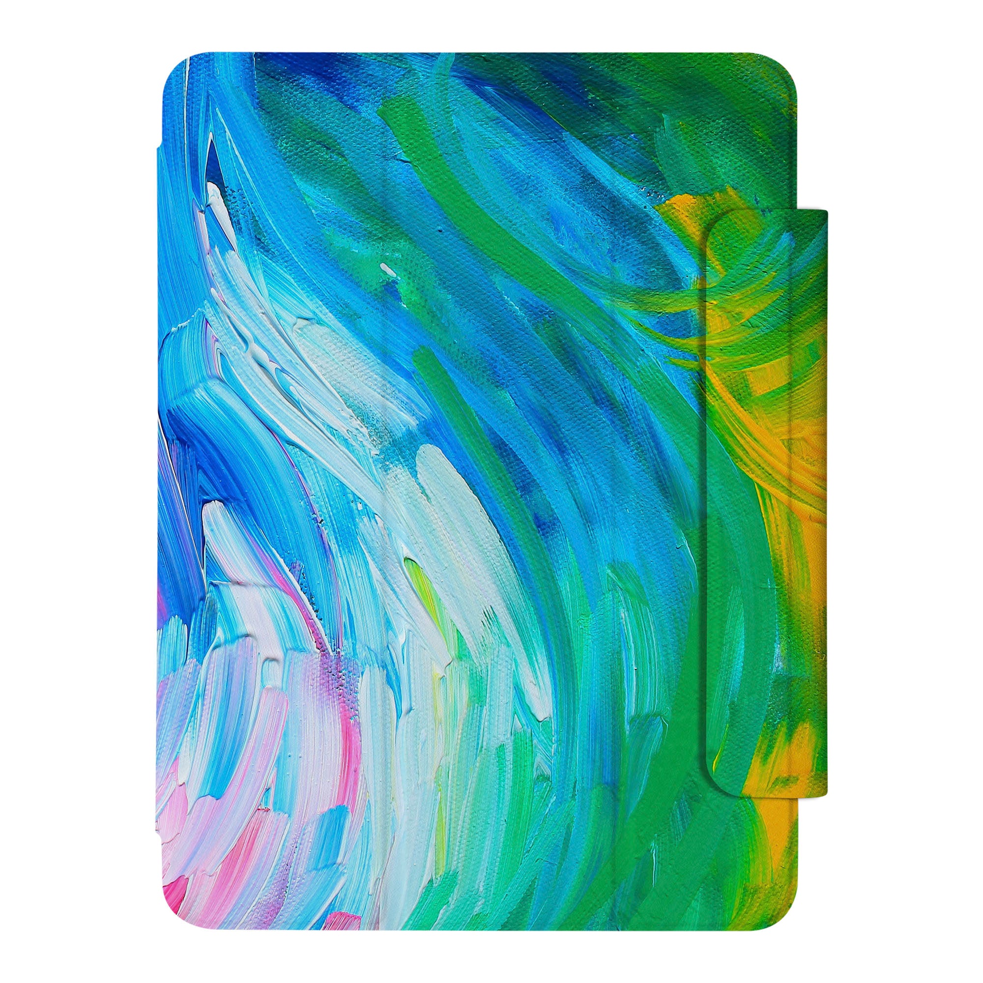 Premium iPad SlimFit Case with Abstract Oil Painting Design - Lightweight Protective Cover for iPad Air/Pro - Perfect for Work, Travel & Home Use