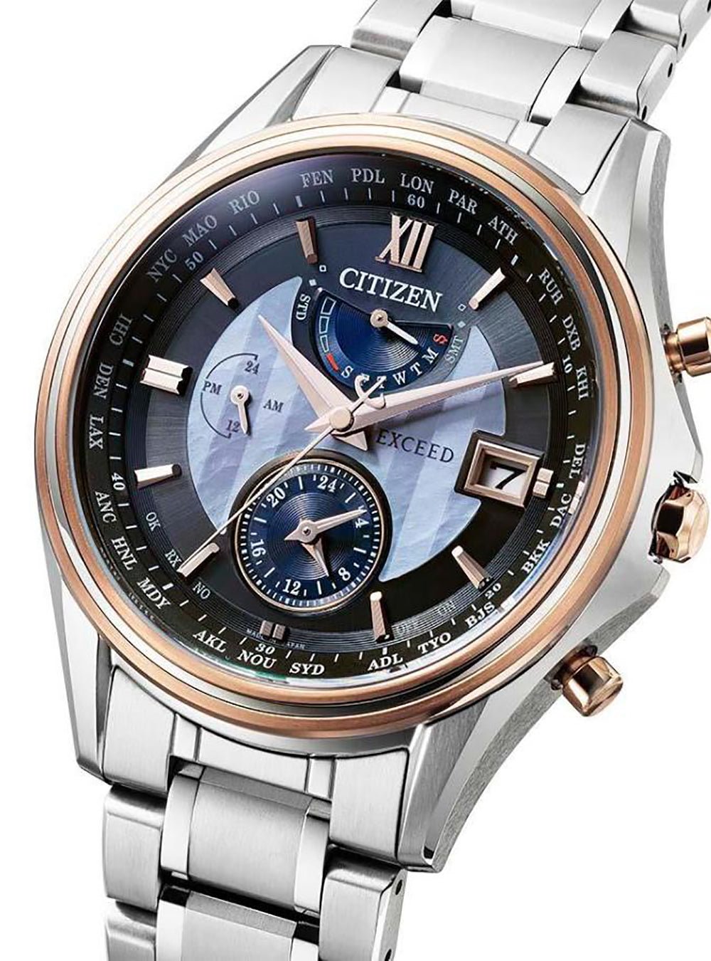 CITIZEN EXCEED 45th Anniversary Limited Edition AT9134-76F Men's Watch - Japanese Automatic Movement, Sapphire Crystal, Stainless Steel - Perfect for Collectors & Special Occasions