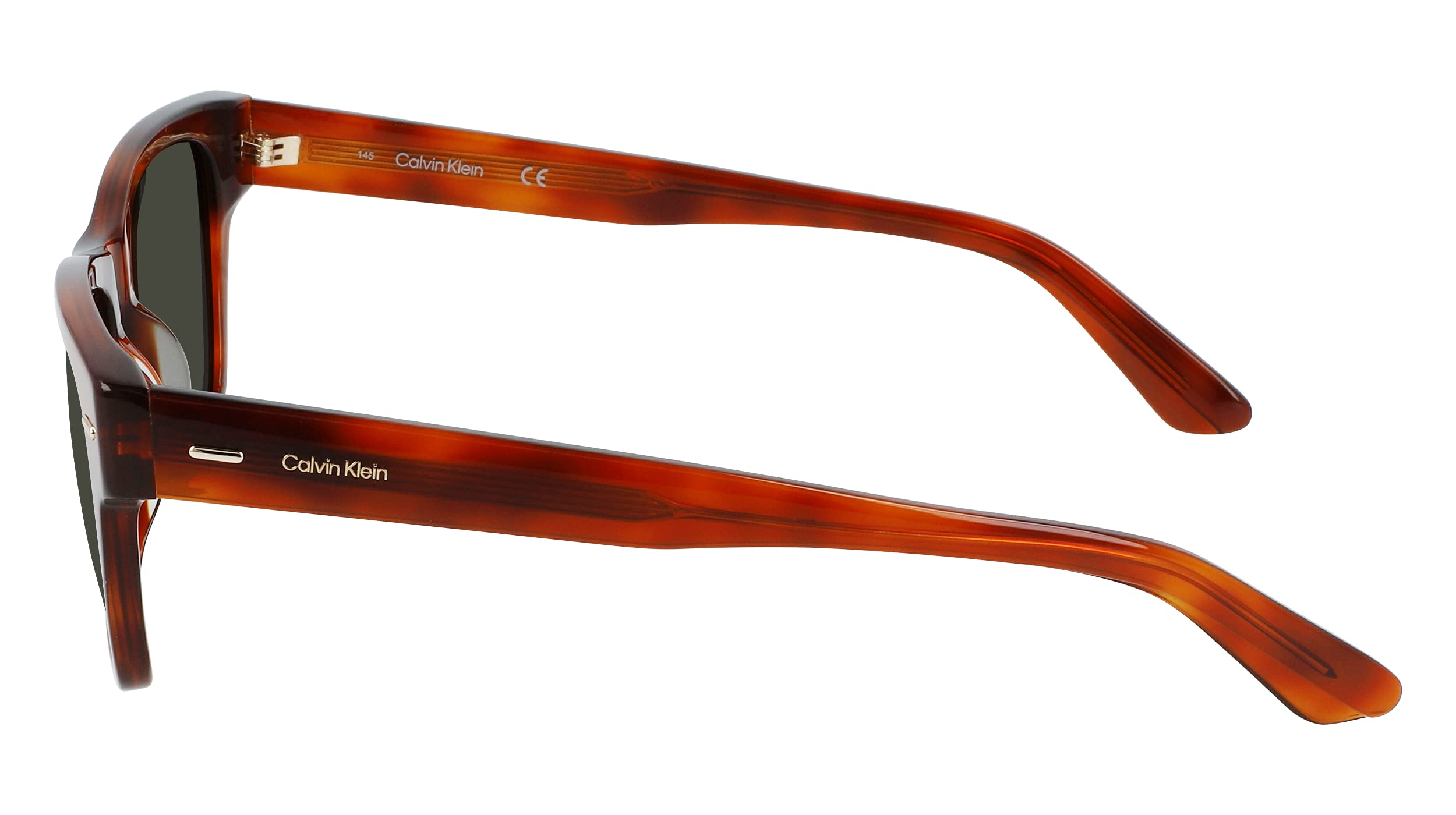 Calvin Klein CK21528S Rectangular Sunglasses for Men & Women - UV Protection, Polarized, Fashionable Aviator Style for Outdoor Activities, Driving, Beach & Travel
