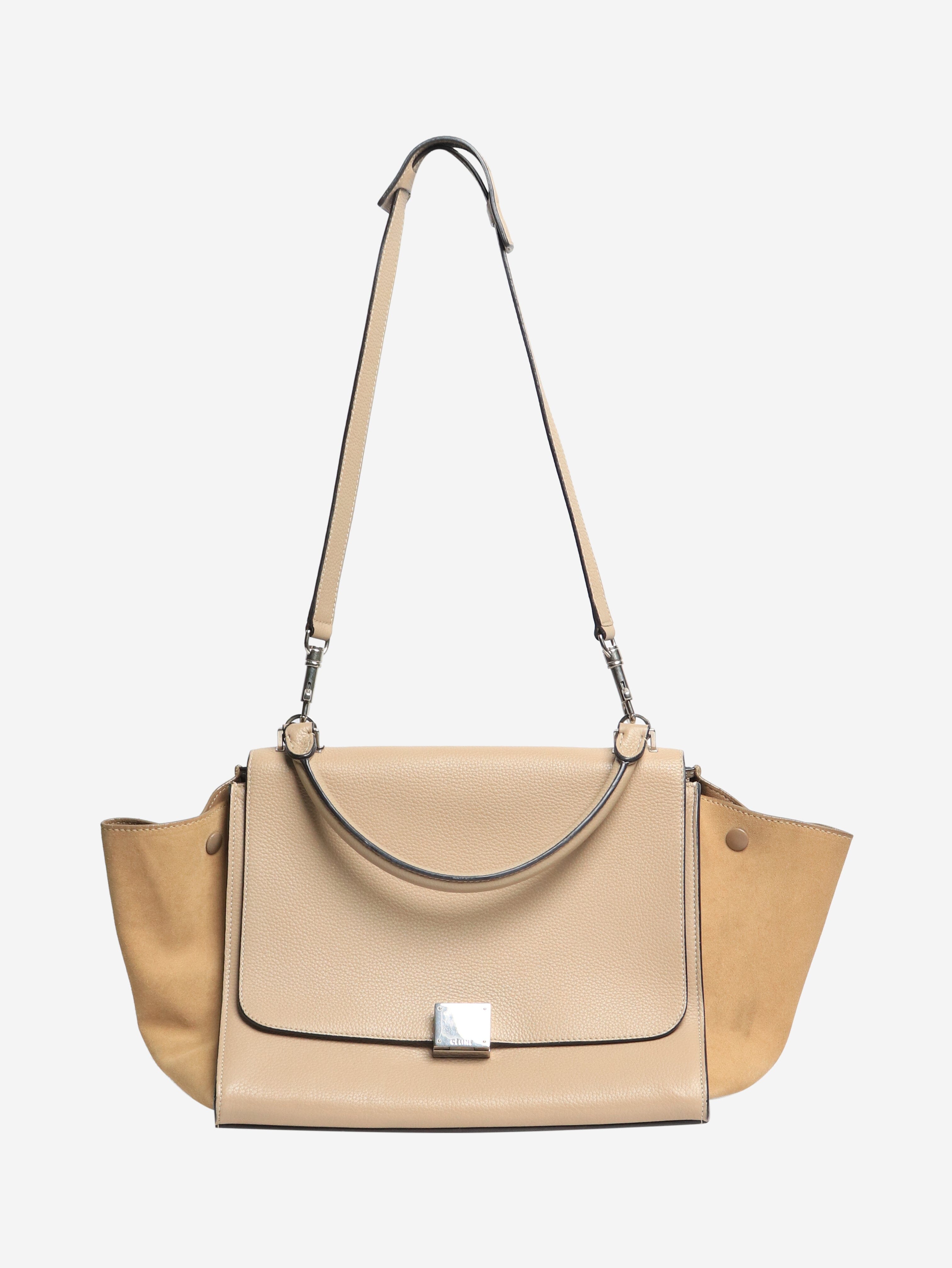 Stylish Khaki Trapeze Leather Handbag for Women - Fashionable Crossbody Purse with Adjustable Strap, Perfect for Work, Travel & Everyday Use