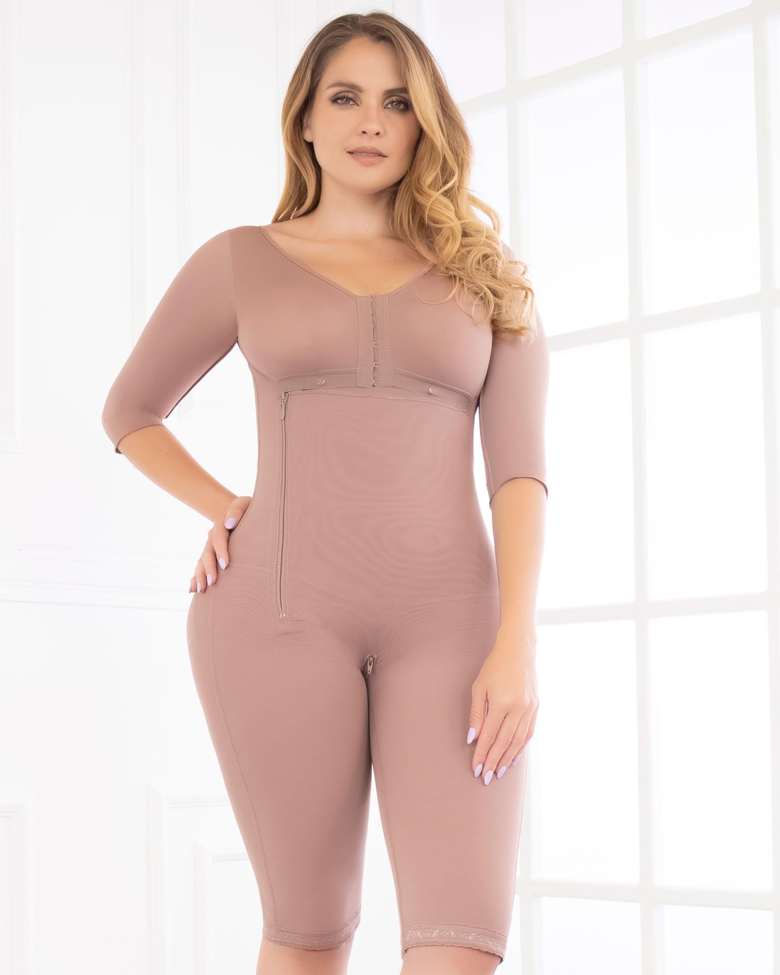 FAJAS DISENOS D'PRADA DELIÉ Colombian Shapewear 008 - High Compression Tummy Control Waist Trainer for Women - Postpartum Recovery, Lipo Garment, Body Shaper for Daily Wear & Special Occasions