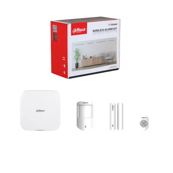 Dahua Wireless Alarm Hub2 Standard Kit (ART ARC3800H3FW2) - Smart Home Security System for House & Business Protection | Easy DIY Installation, Remote Monitoring & Mobile Alerts