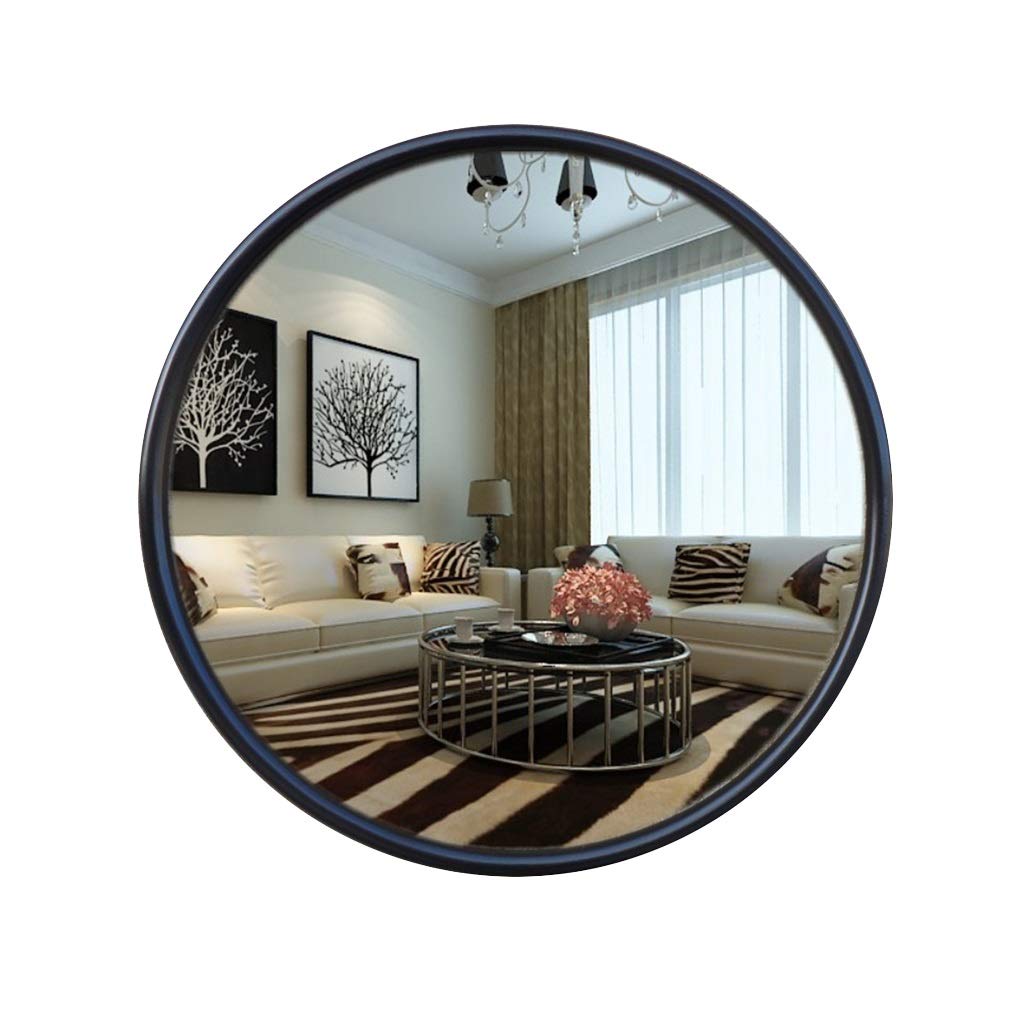 Premium Black Metal Framed Wall Mount Vanity Mirror - 25