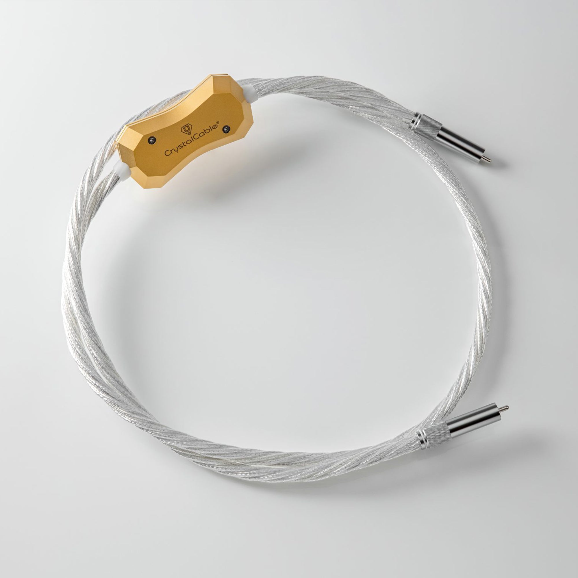 Premium Crystal Cable Art Series Da Vinci Interconnect Cables - High-End Audio Cables for Audiophile Sound Systems, Home Theater & Studio Recording Equipment