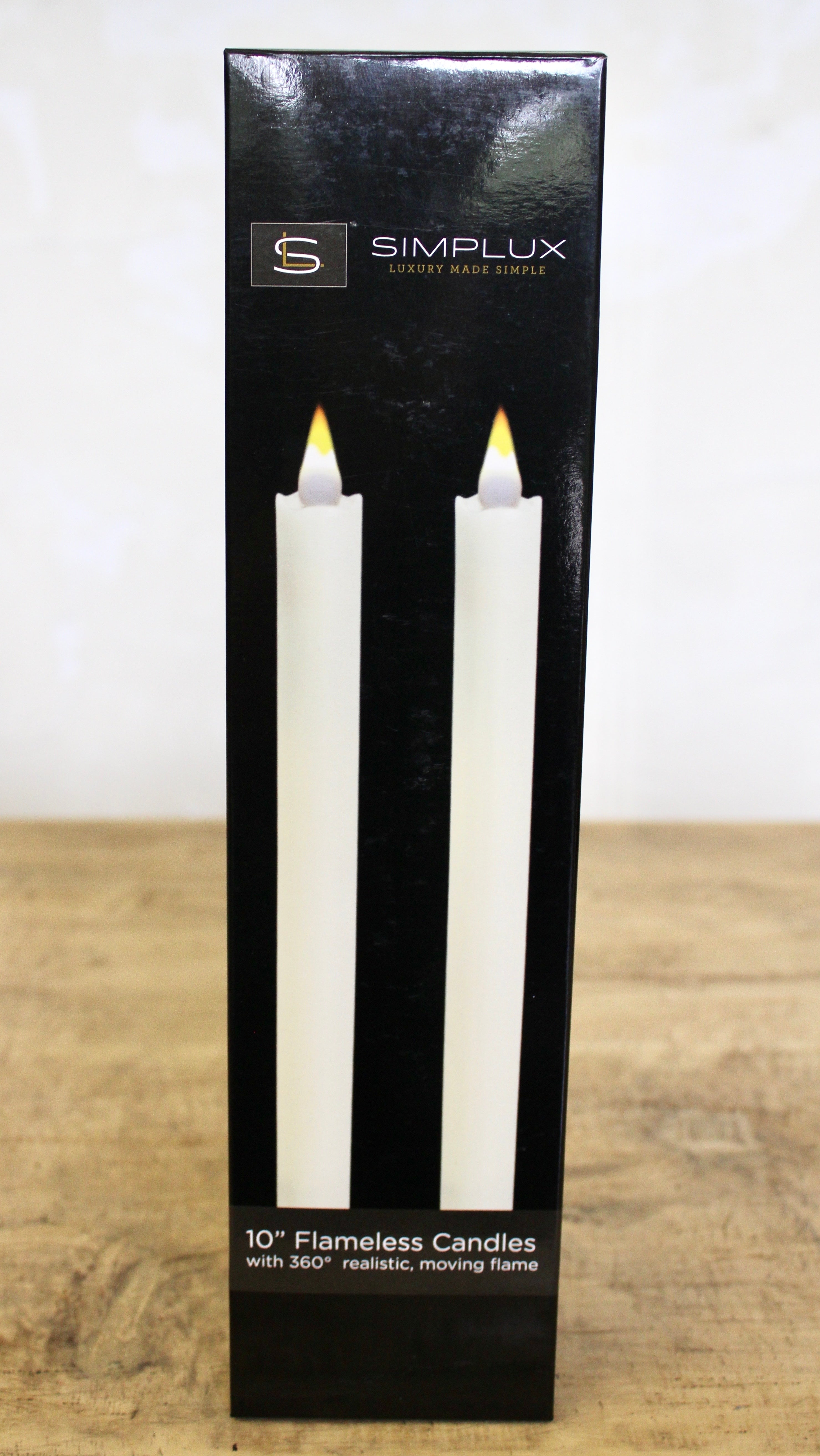 Flameless LED Taper Candles - Battery Operated Dripless Candles for Wedding, Party, Home Decor - Realistic Flickering Flame Effect - Set of 6, 9 or 12 - Perfect for Centerpieces, Fireplace, Romantic Dinner