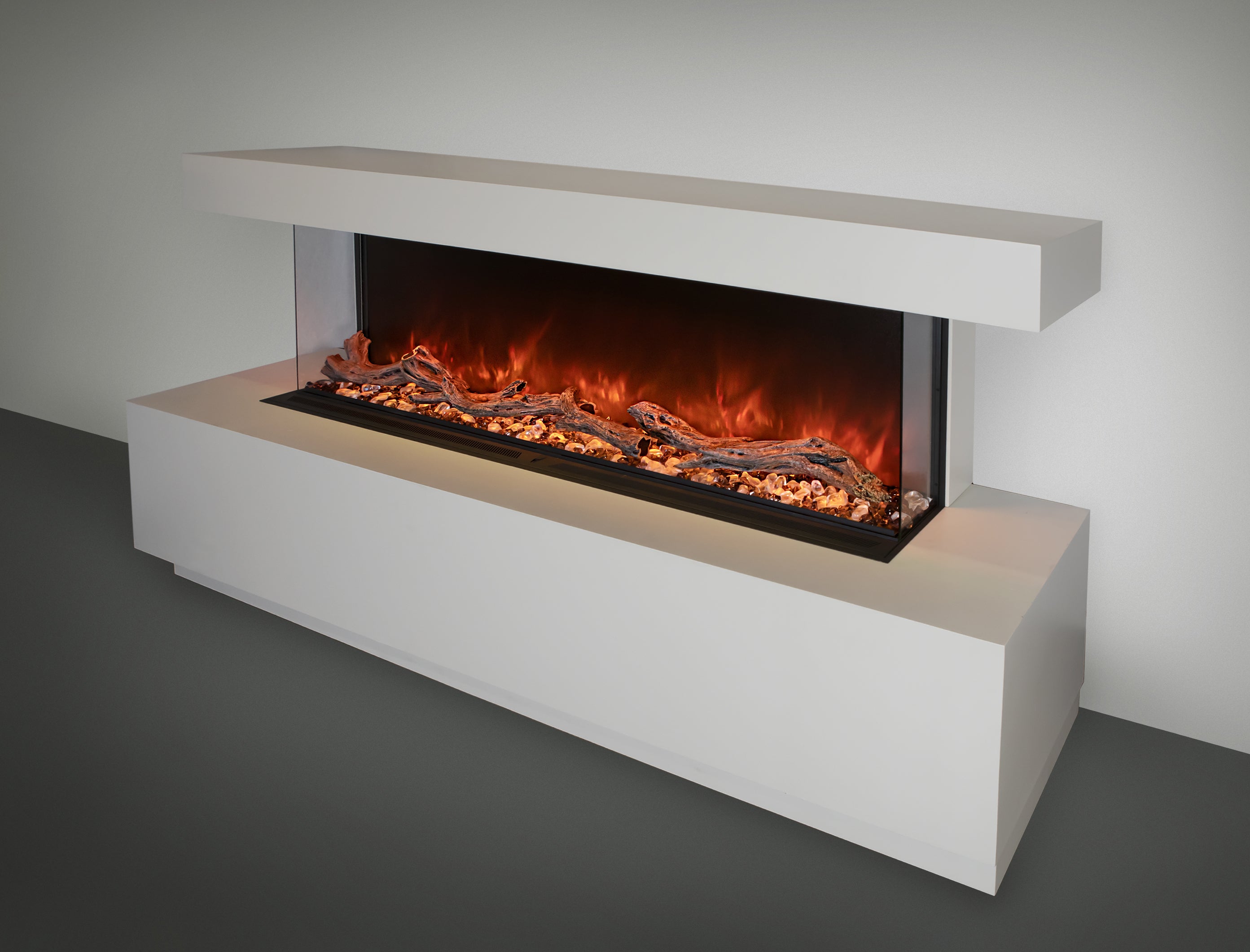 Modern Flames Landscape Pro Multi 80-Inch 3-Sided/2-Sided Built-In Electric Fireplace - Perfect for Living Rooms, Bedrooms & Home Theater Spaces