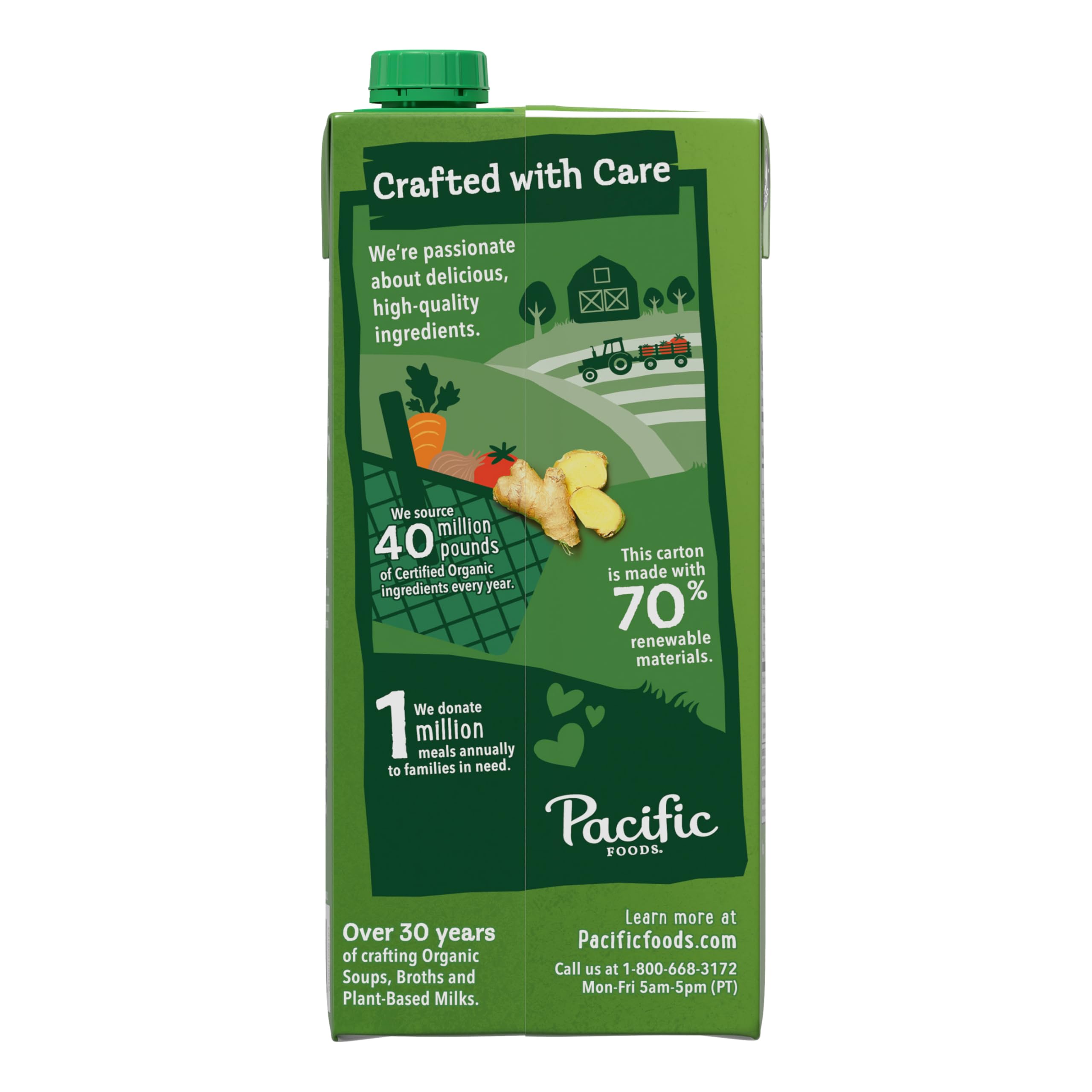 Organic Cashew Carrot Ginger Soup by Pacific Foods - 32 oz (Pack of 12) | Vegan, Gluten-Free, Non-GMO | Perfect for Healthy Meals, Quick Lunches & Cozy Dinners